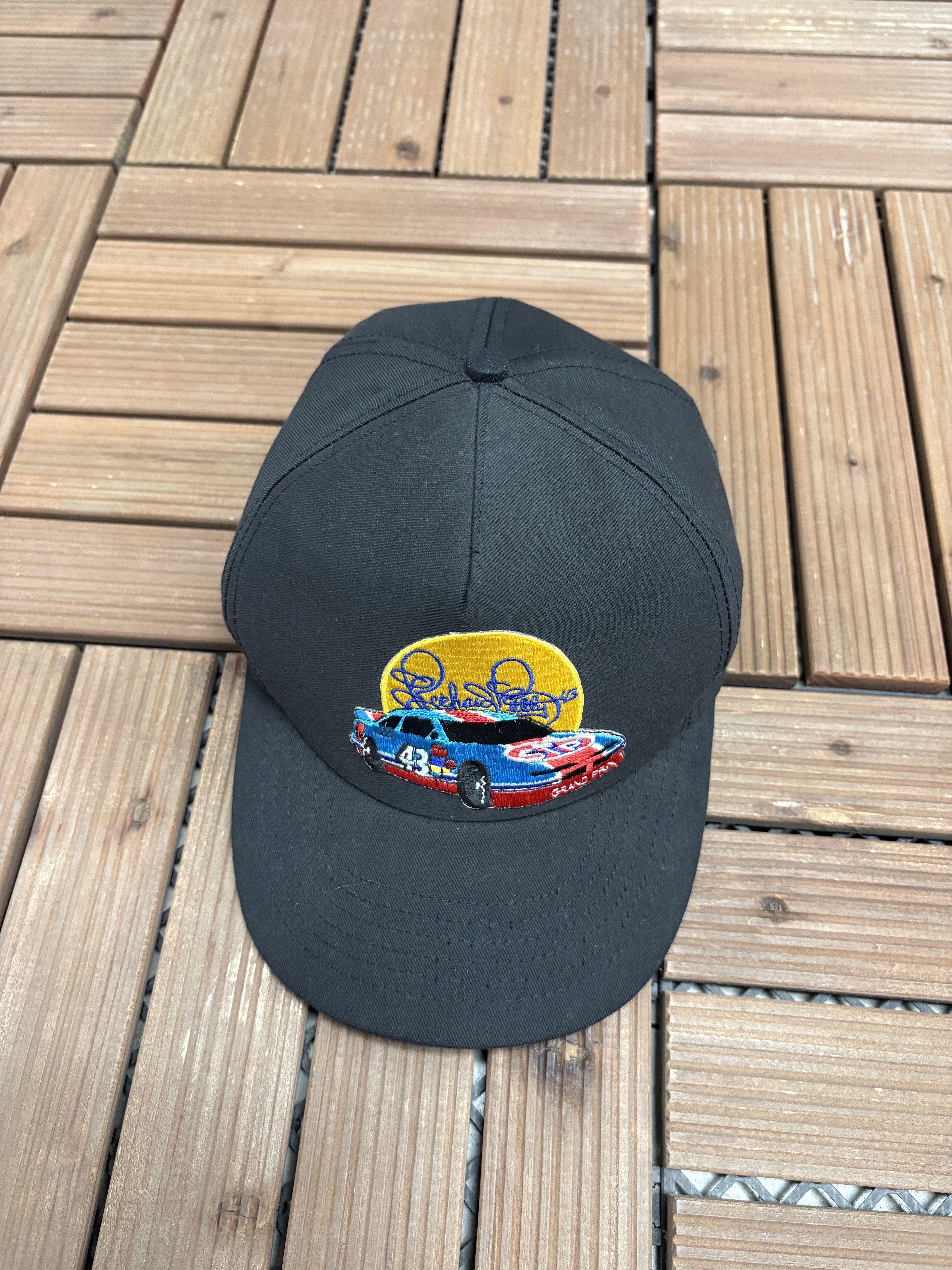 Vintage Richard Petty #43 NASCAR Vintage Black Snap Back Hat Size ONE SIZE - 1 Thumbnail