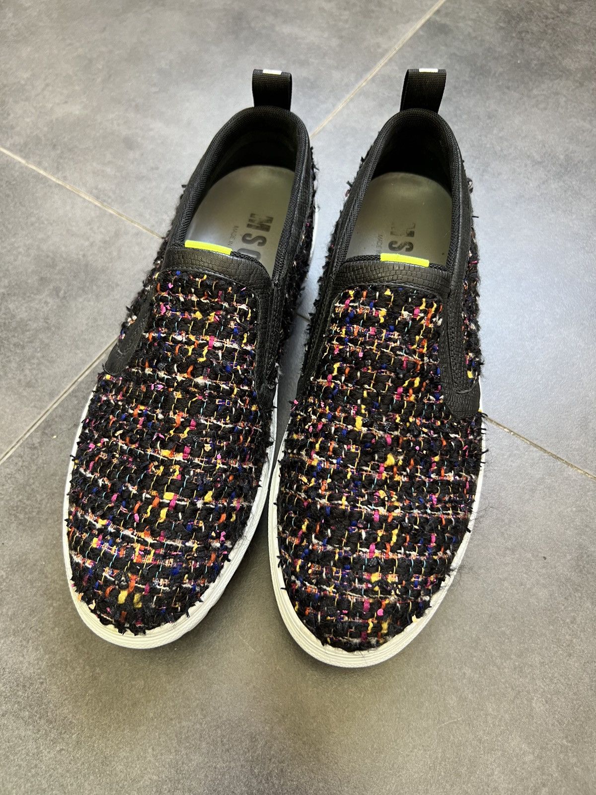 MSGM Chanel tweed style MSGM platform slip on Espadrilles Size US 8 / EU 41 - 2 Thumbnail