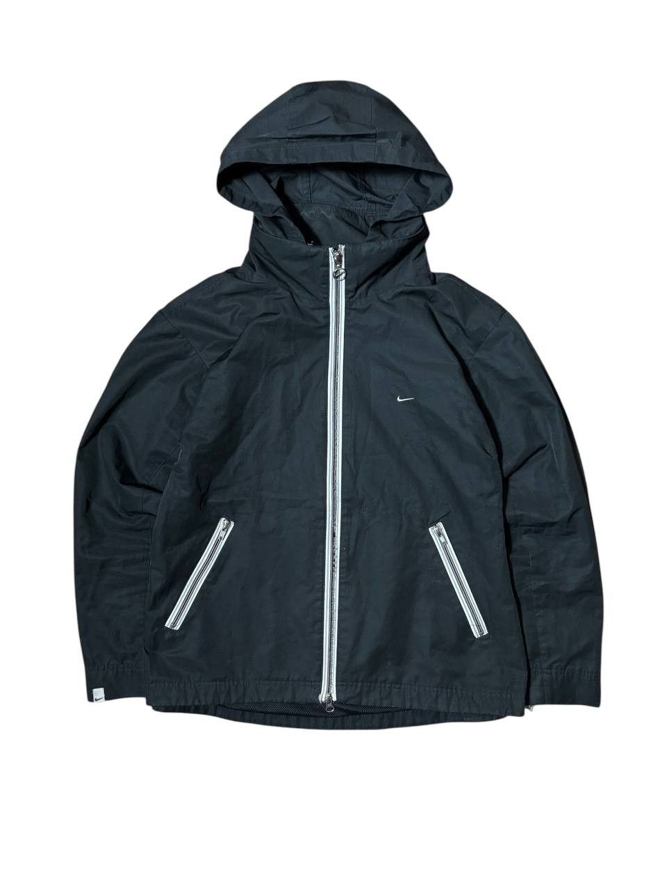 Nike Vintage 90's Nike Drill Nylon Hood Light Jacket Size US S / EU 44-46 / 1 - 4 Thumbnail