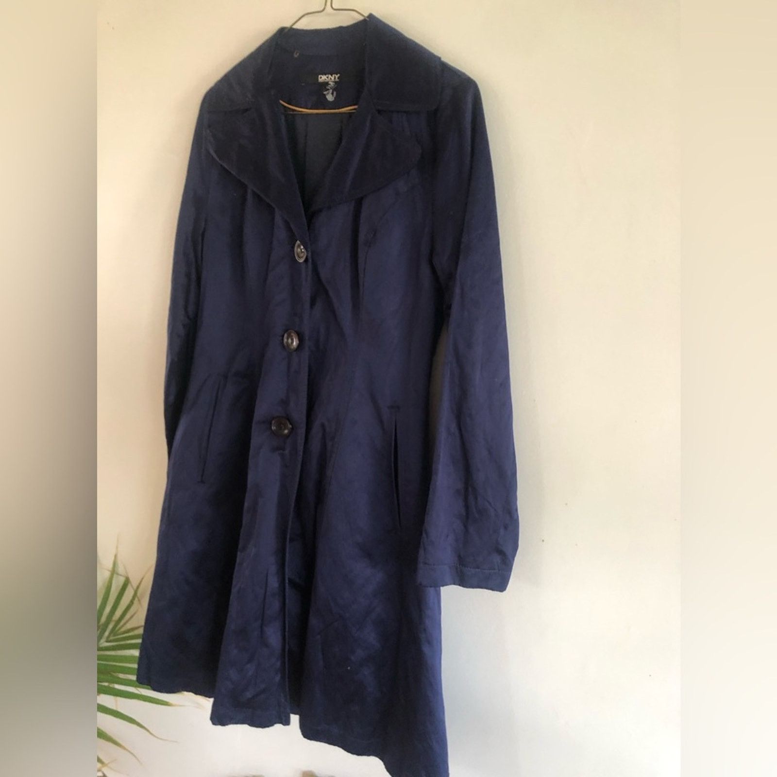 DKNY Vintage blue Rain coat from DKNY Size S / US 4 / IT 40 - 1 Thumbnail
