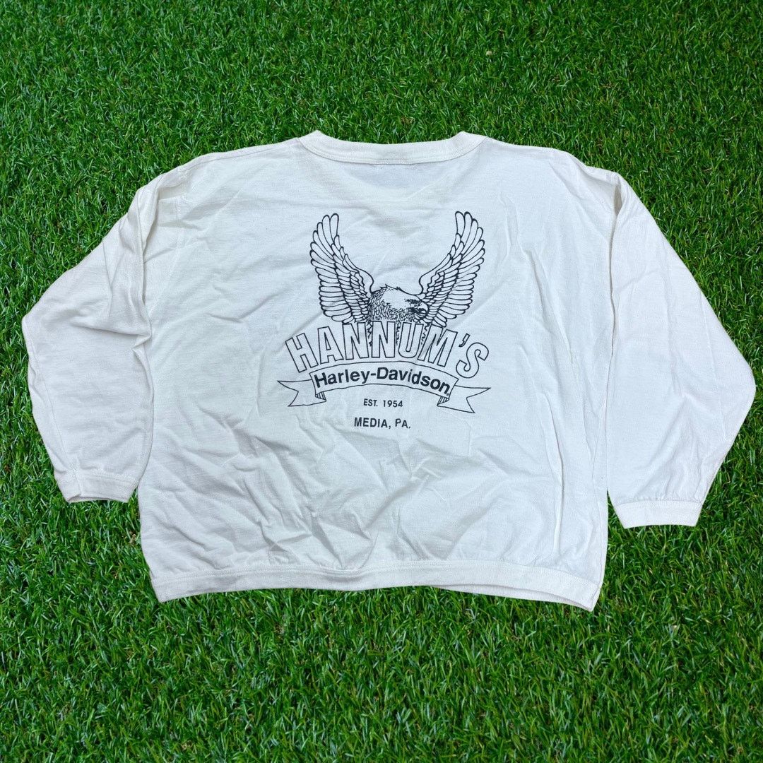 Harley Davidson Vintage Floral Harley Davidson Cropped Sweater Size ONE SIZE - 2 Thumbnail