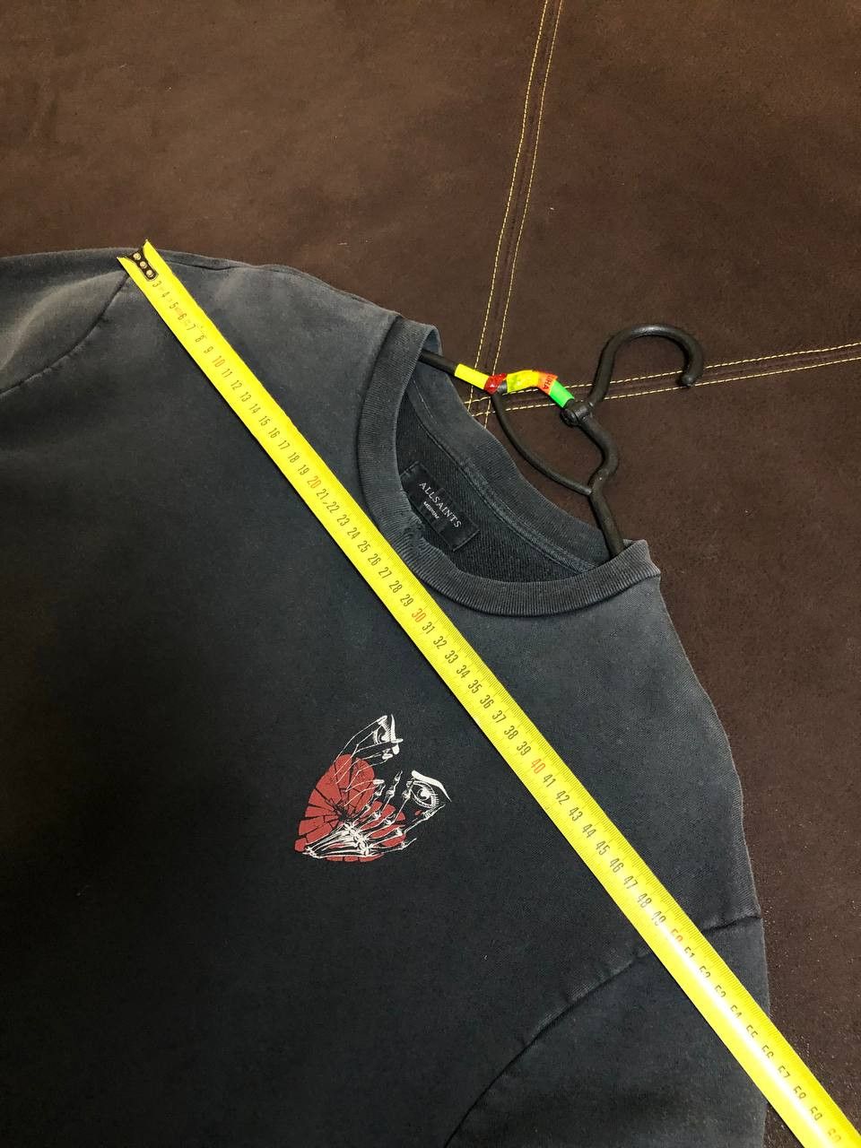 Allsaints Allsaints Devil Fire Skull Hoodie Oversized streetwear faded Size M / US 6-8 / IT 42-44 - 12 Thumbnail