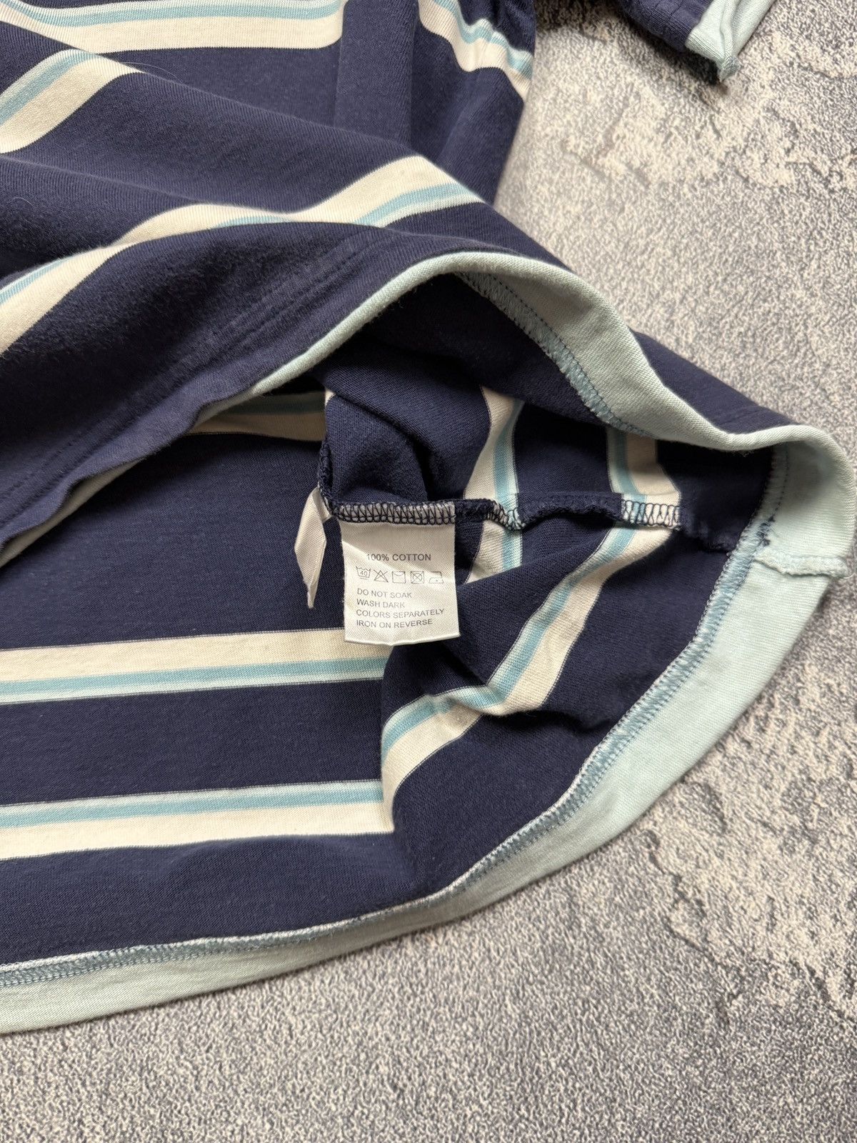 Yves Saint Laurent Vintage Yves Saint Laurent YSL Striped Tee Shirt Size US XL / EU 56 / 4 - 7 Thumbnail