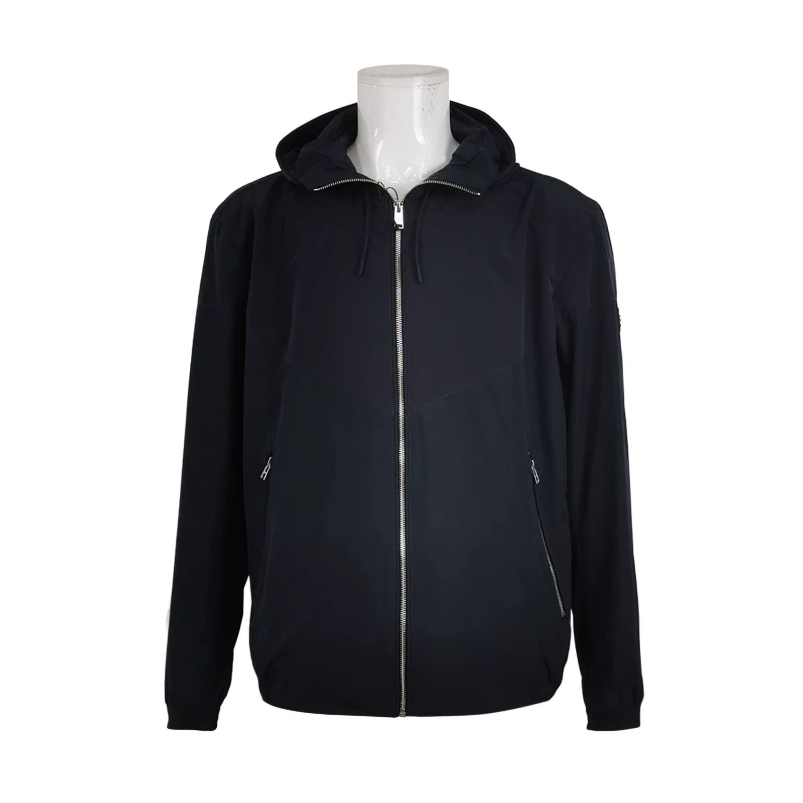 Hugo Boss Hugo Boss Solid Color Hooded Jacket Size US XL / EU 56 / 4 - 1 Thumbnail