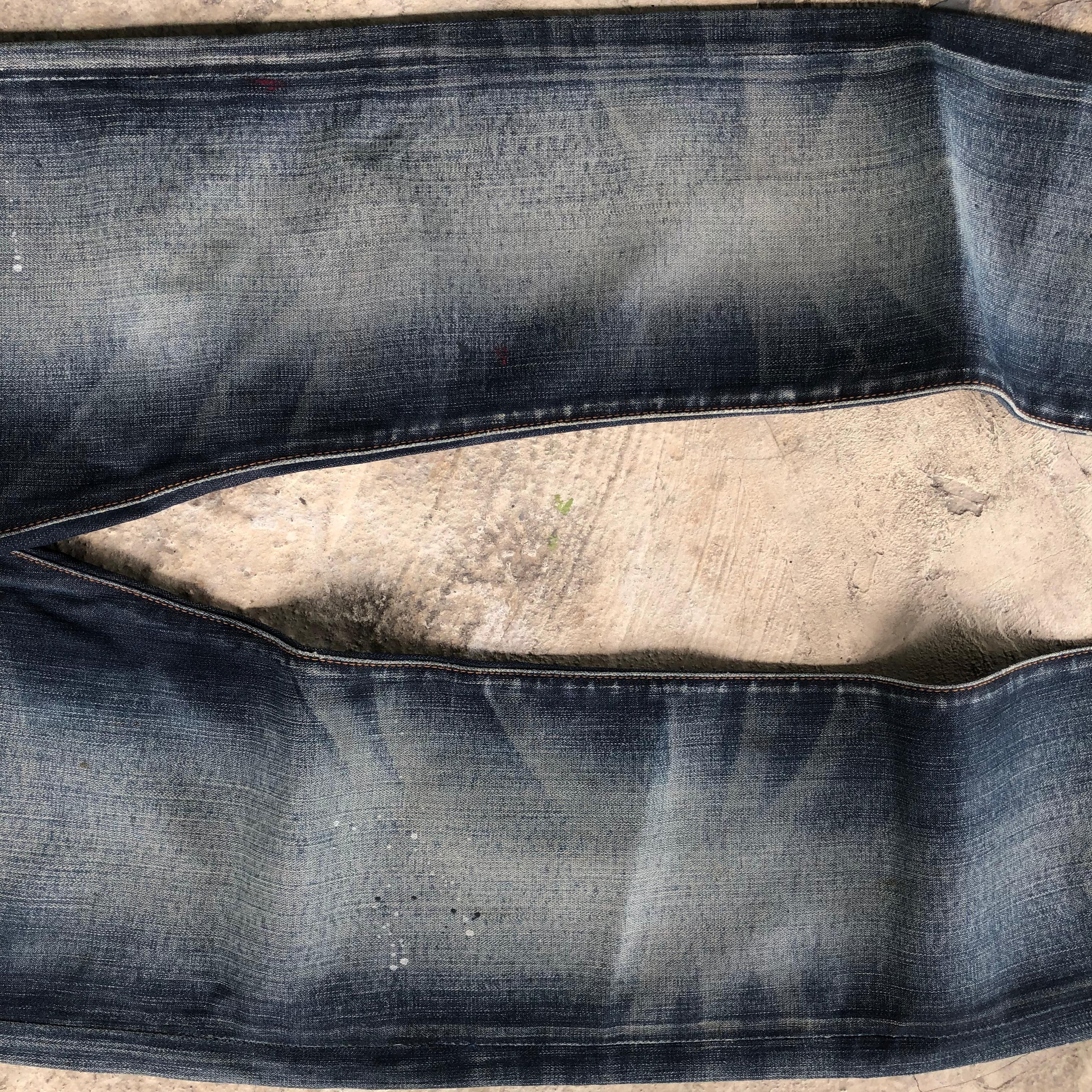 Dior × Hedi Slimane 2000s Denim Splater by Hedi Slimane Size US 28 / EU 44 - 8 Thumbnail