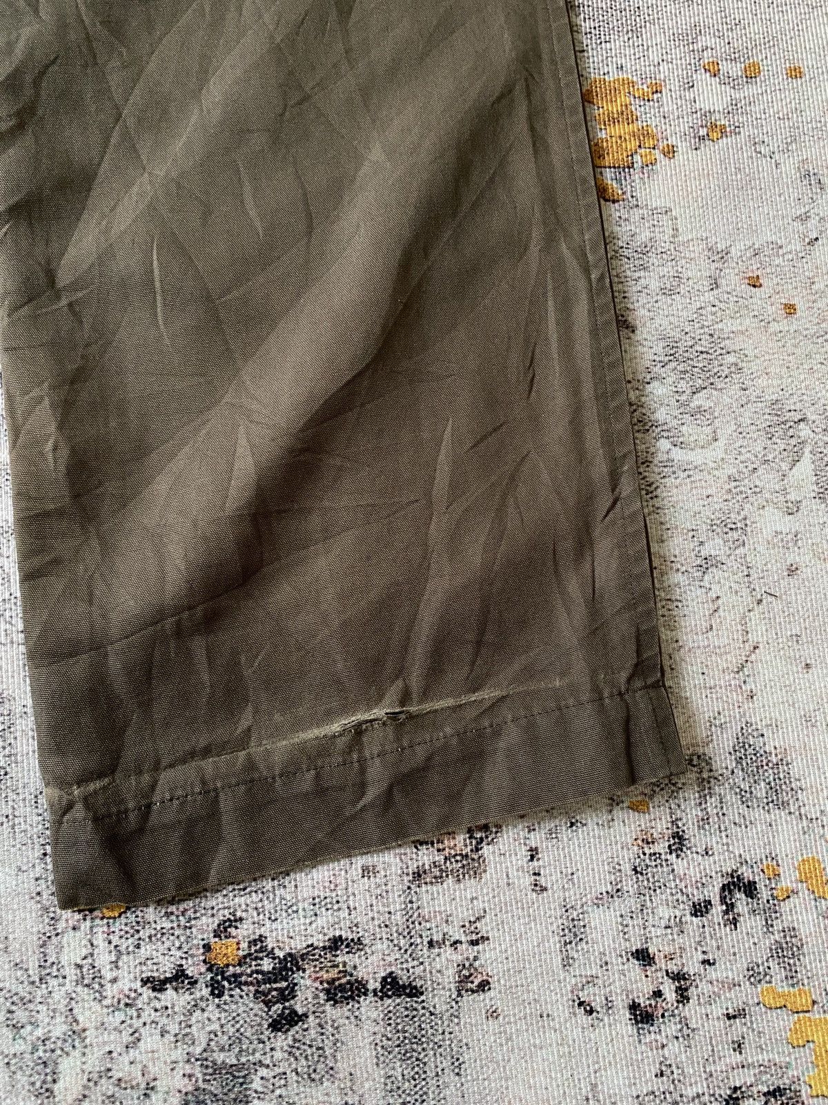 Yohji Yamamoto Y’s Yohji Yamamoto Olive Green Military Design Pant Size US 32 / EU 48 - 12 Thumbnail
