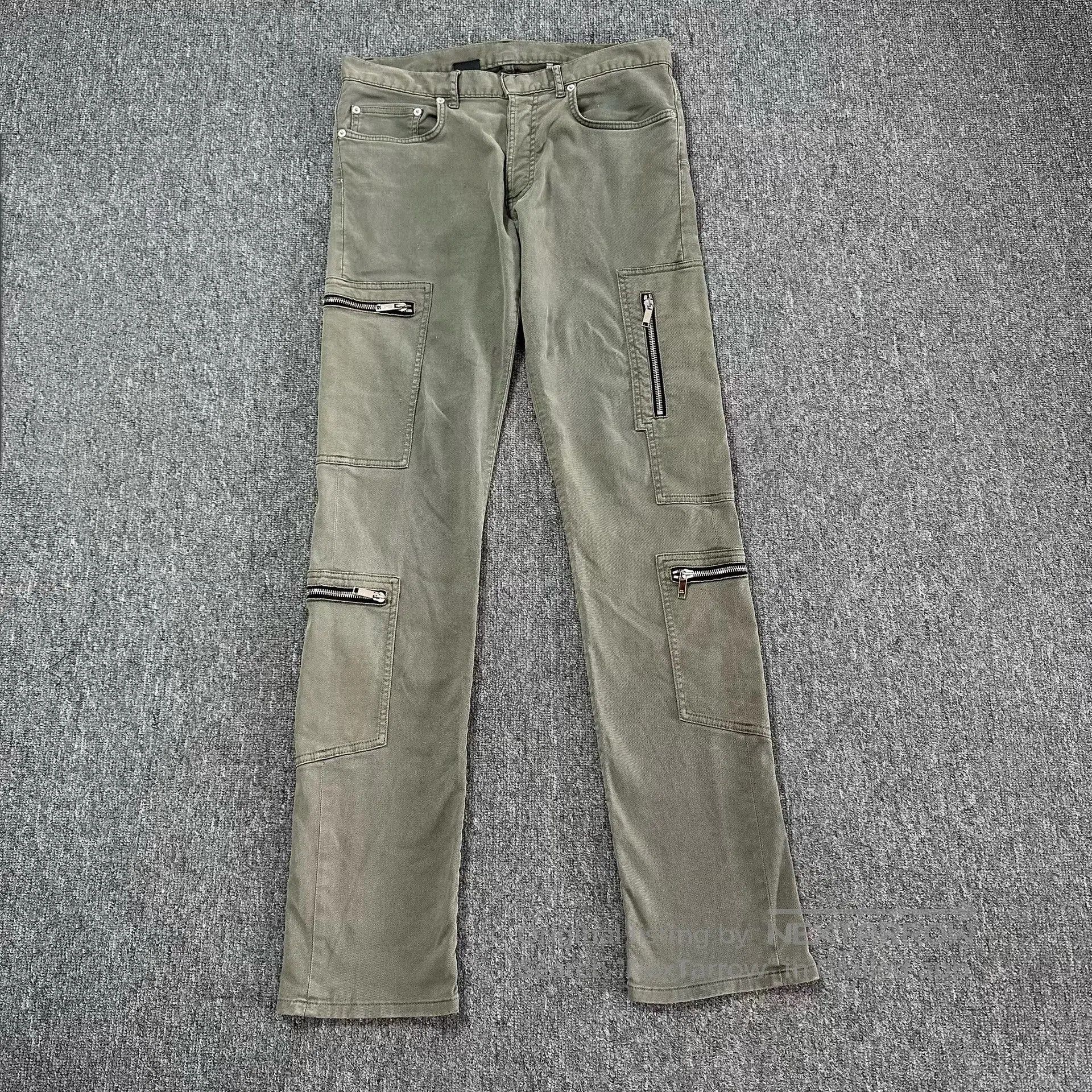 Dior Dior Military Green Multi-Zipper Cargo Pants. Size US 31 - 1 Thumbnail