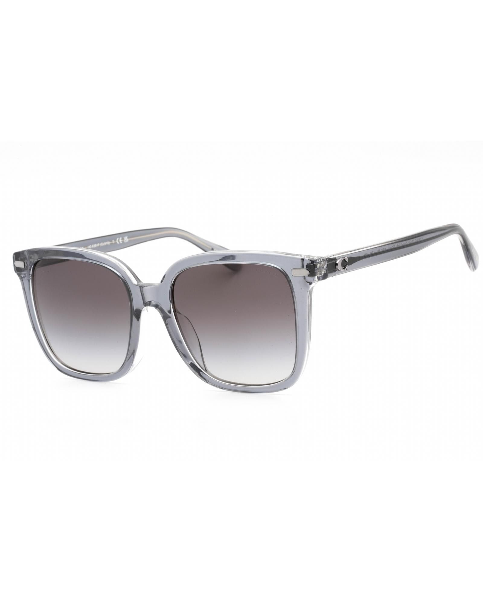 image of Coach 0Hc8381F Sunglasses Dark Grey / Light Grey, Women's