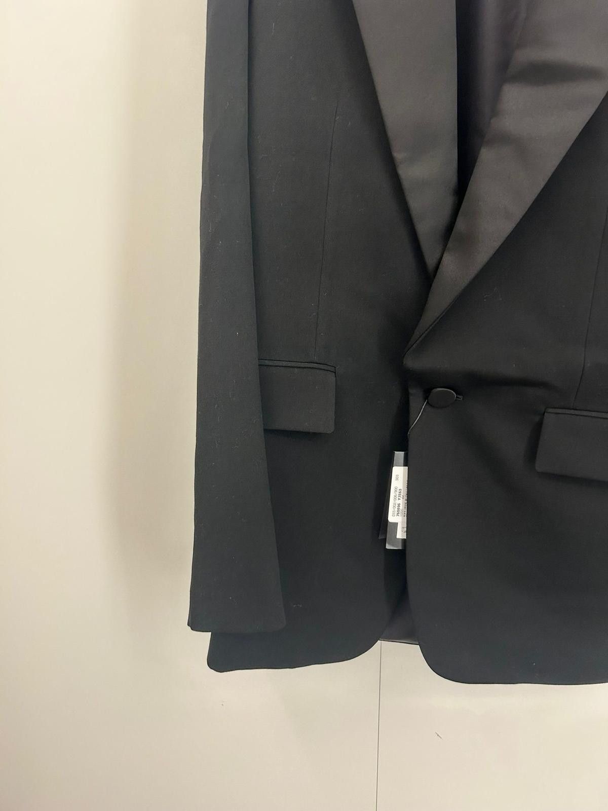 Saint Laurent Paris Single-breasted, one-button coat tuxedo jacket Size 52R - 3 Thumbnail