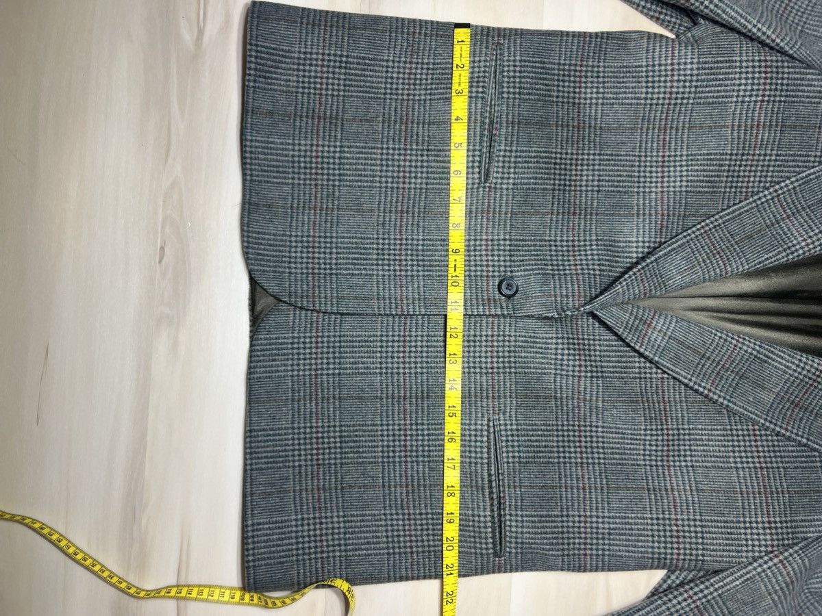 Designer × L.L. Bean × Vintage VTG LL Bean Blazer Cashmere Wool Houndstooth Plaid Size 14R Size XL / US 12-14 / IT 48-50 - 10 Thumbnail