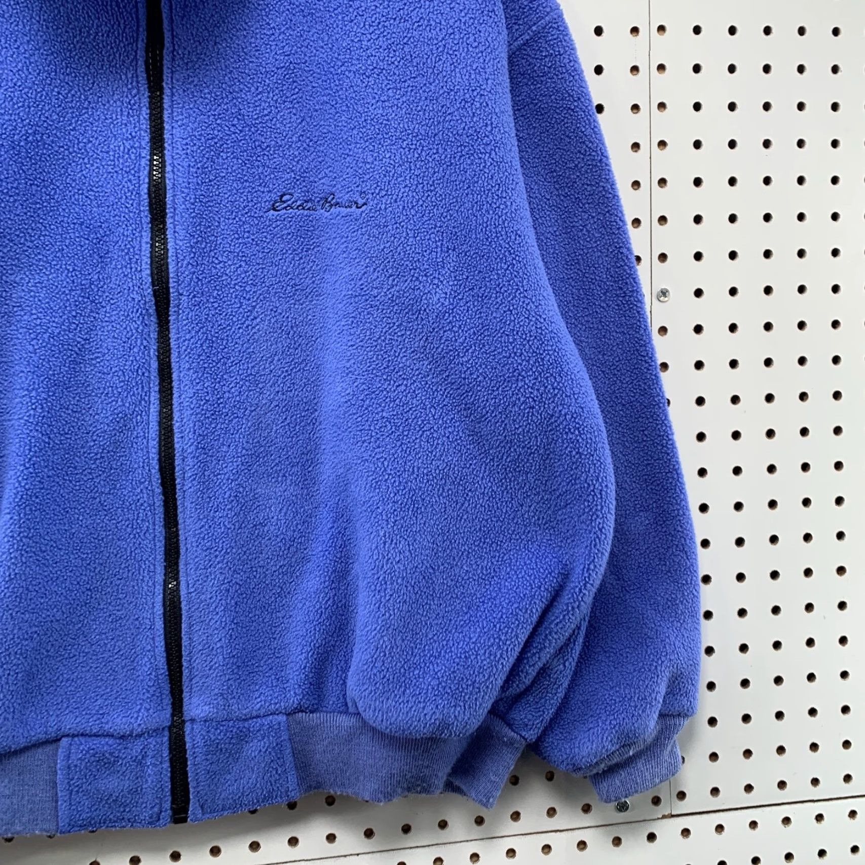 Eddie Bauer VINTAGE Eddie Bauer Fleece Jacket Womens Medium Blue Oversized Outdoor 80s Theme Mens Womens Girls Boys Size M / US 6-8 / IT 42-44 - 7 Thumbnail