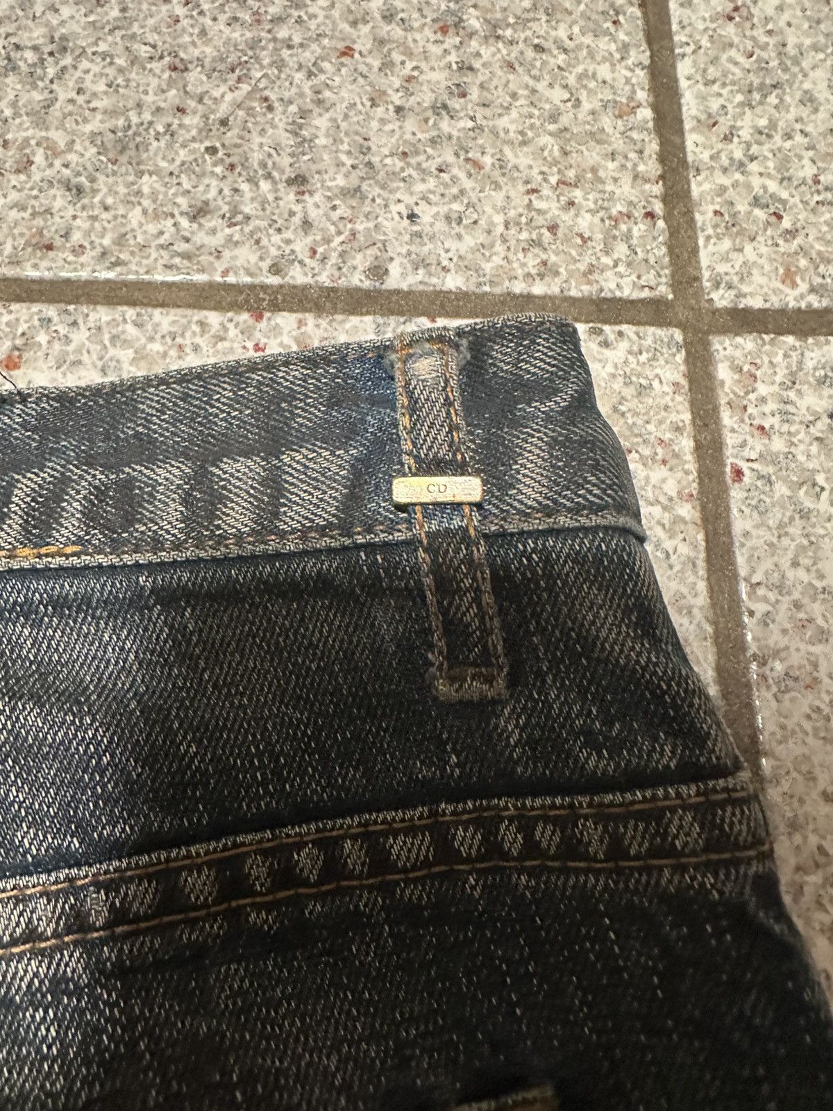 Dior Dior Homme SS03 “Follow Me” Mudwash Indigo Clawmark Denim Size US 30 / EU 46 - 8 Thumbnail