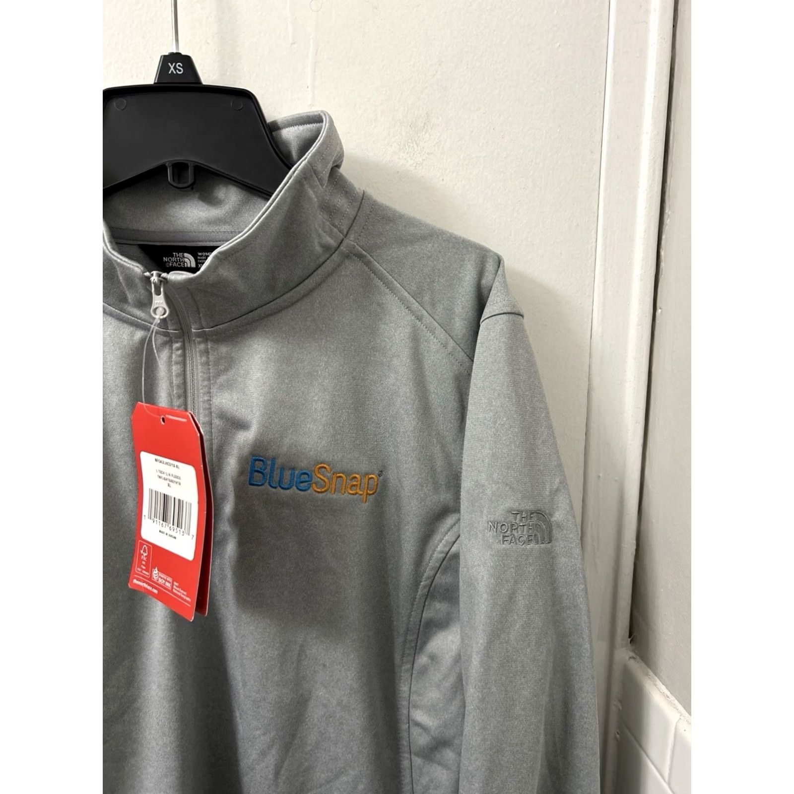The North Face The North Face Tech Fleece 1/4 Zip Womens XL Gray Jacket Size XL / US 12-14 / IT 48-50 - 4 Thumbnail