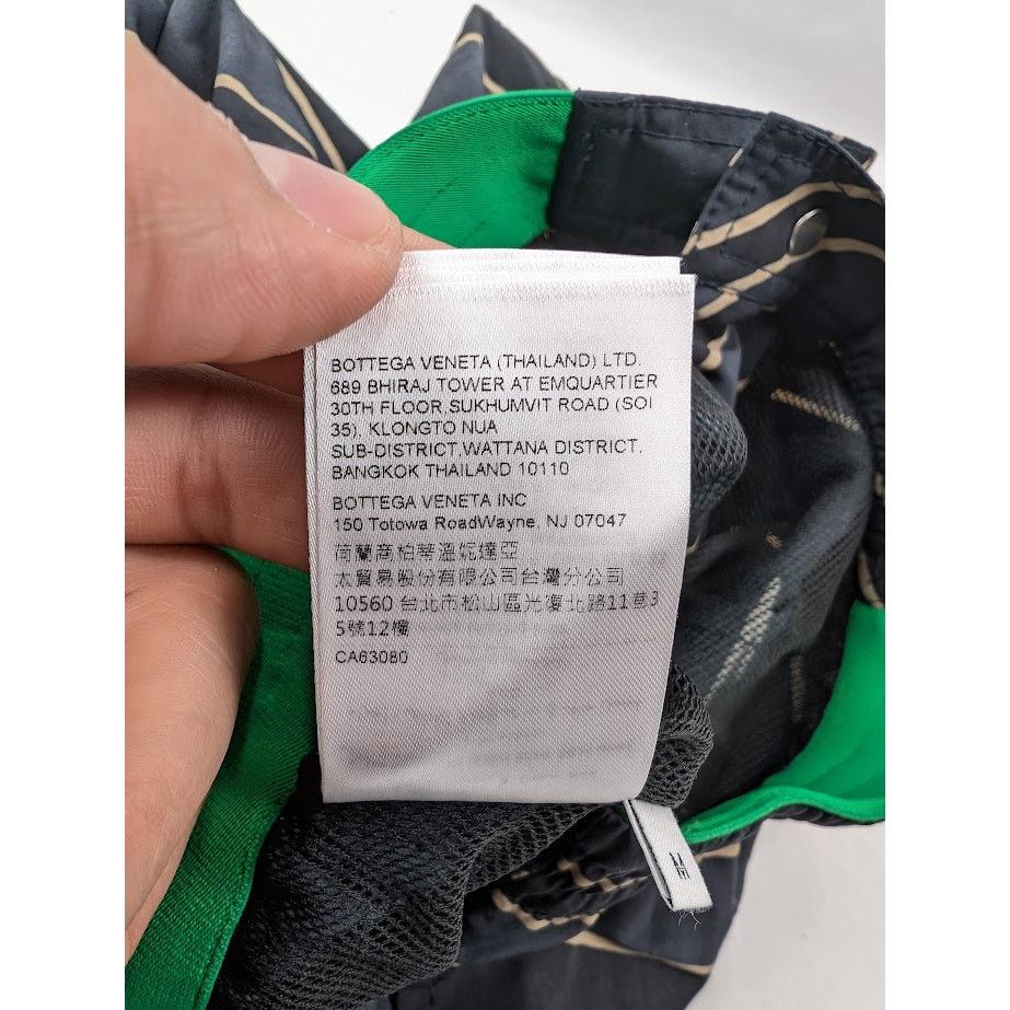 Bottega Veneta o1rshd1 Nylon Animal Print Boxer Short in Navy/Black/Sesame Size US 32 / EU 48 - 18 Thumbnail