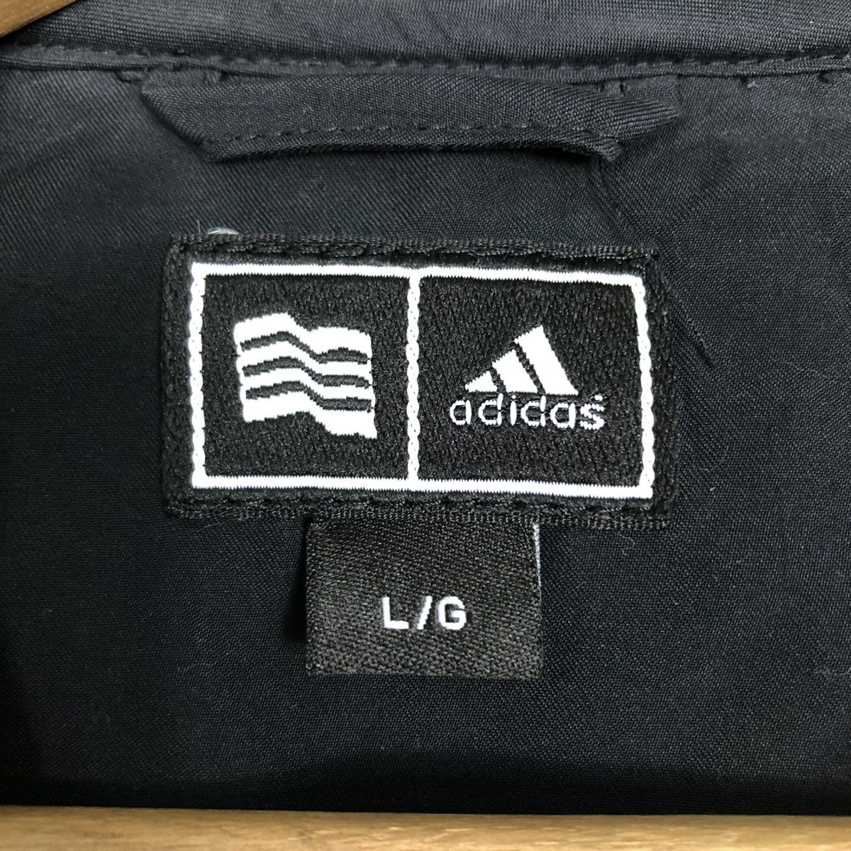 Adidas 🔥VINTAGE ADIDAS LONG SLEEVE CLIMAPROOF WIND RICH BLACK Size US L / EU 52-54 / 3 - 15 Thumbnail