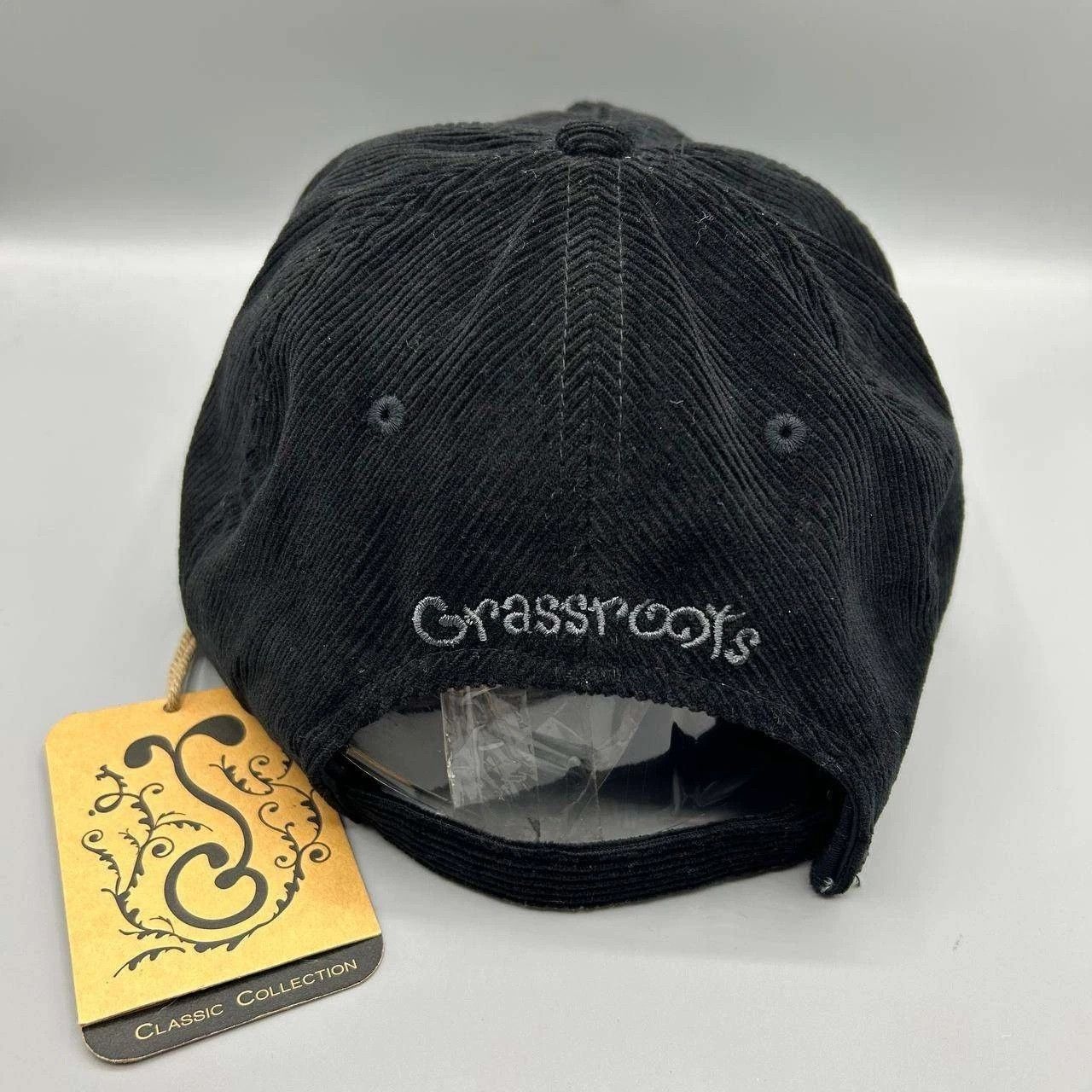 Grassroots California Grassroots Hat Men Black Corduroy Strap Back Cotton Satin Size ONE SIZE - 7 Thumbnail