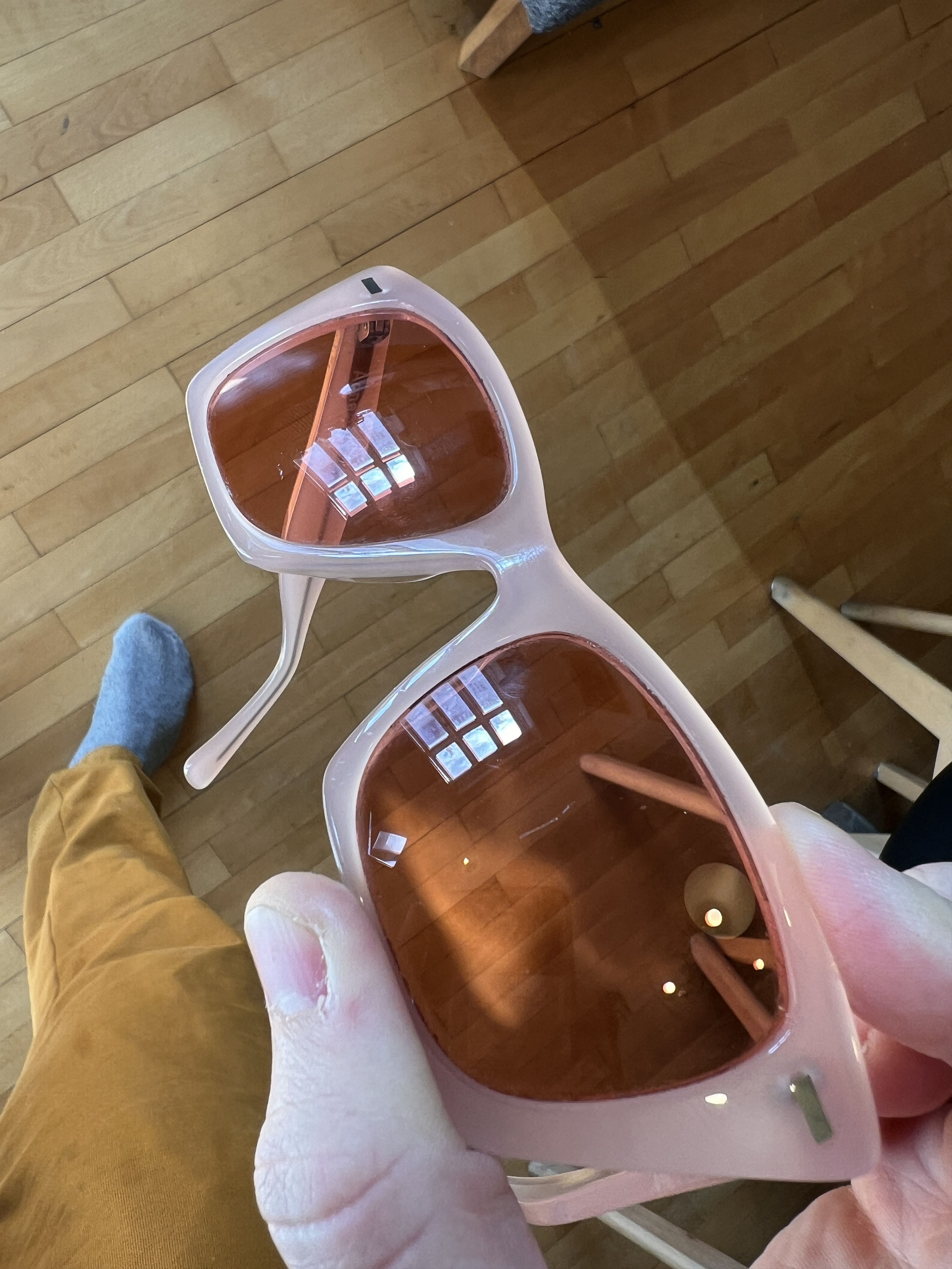 Acne Studios Unisex pink sunglasses 😎 Size ONE SIZE - 9 Thumbnail