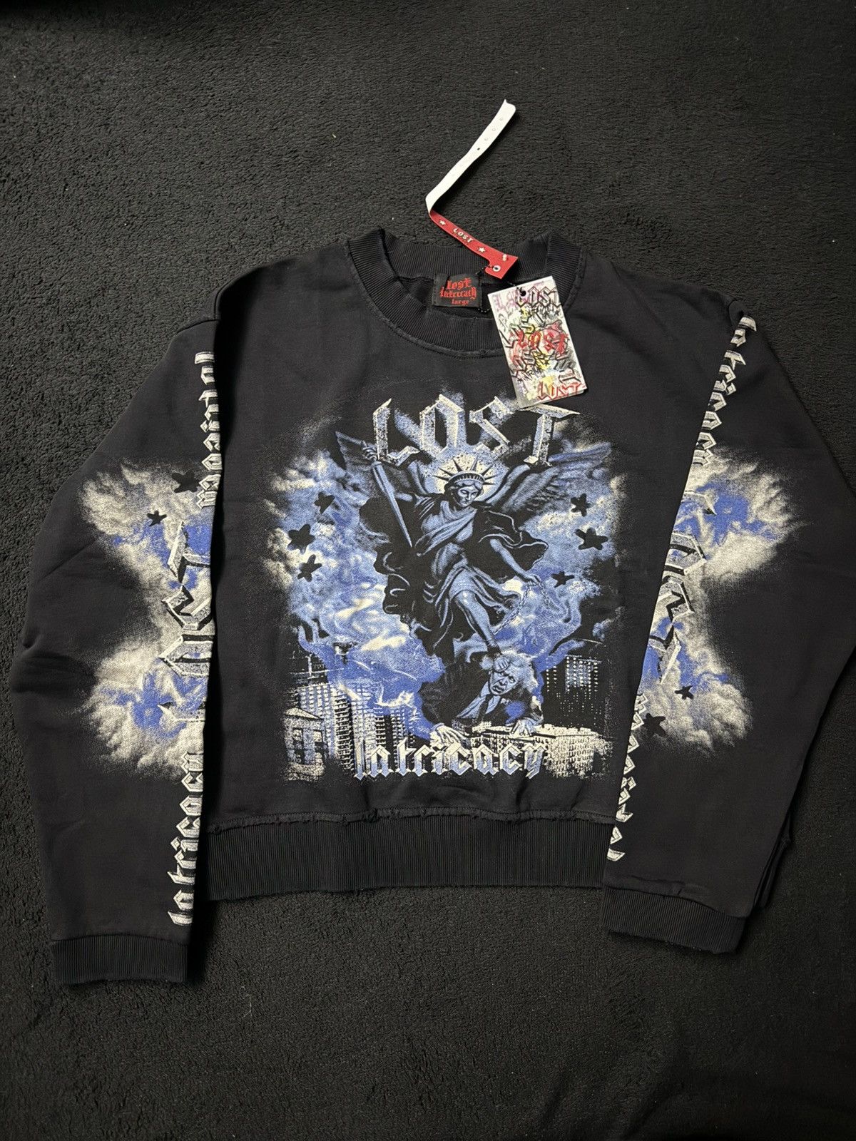 LOST INTRICACY Lost Intricacy “Blue Retribution” Large Size US L / EU 52-54 / 3 - 1 Thumbnail