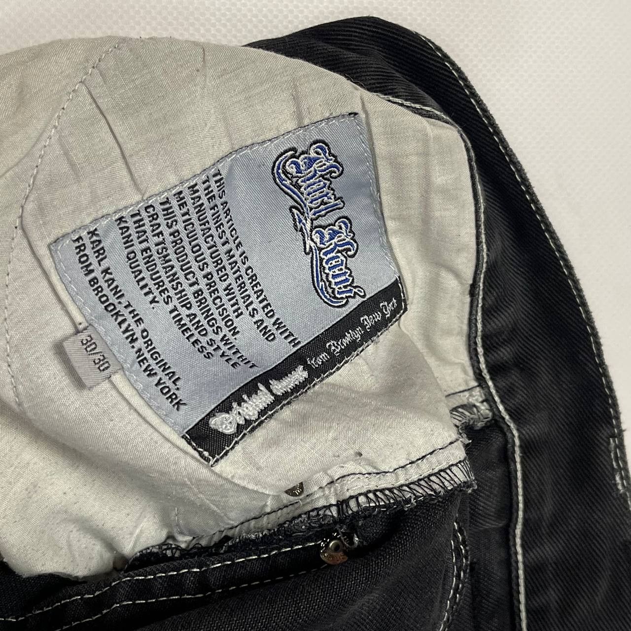 Karl Kani Karl Kani Vintage Tupac Style Denim Pants Y2k 2000s RARE Size US 30 / EU 46 - 9 Thumbnail