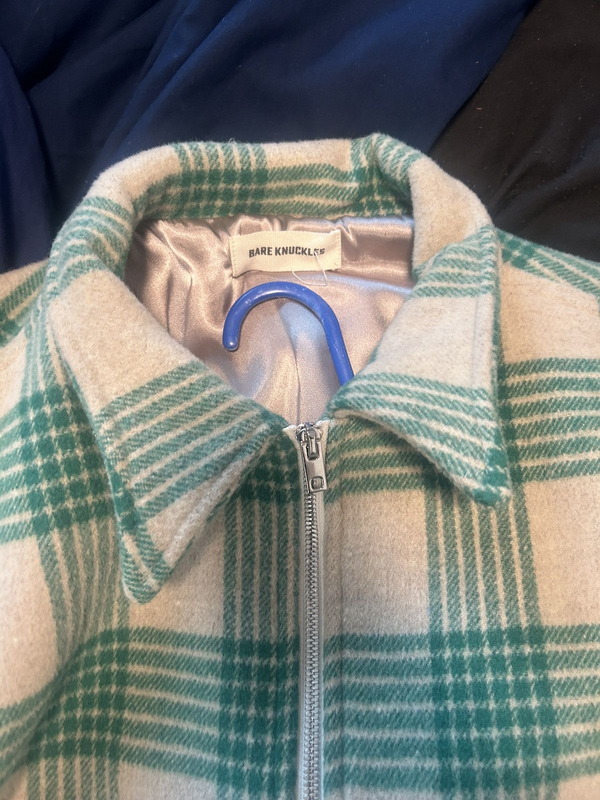 Bare Knuckles Bare Knuckles wool check blouson Size US L / EU 52-54 / 3 - 5 Thumbnail