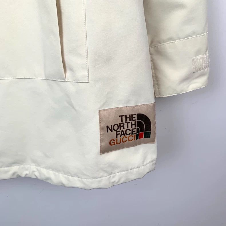 Gucci Gucci The North Face co-branded beige half-zipper hooded dr Size US XXS / EU 40 - 5 Thumbnail