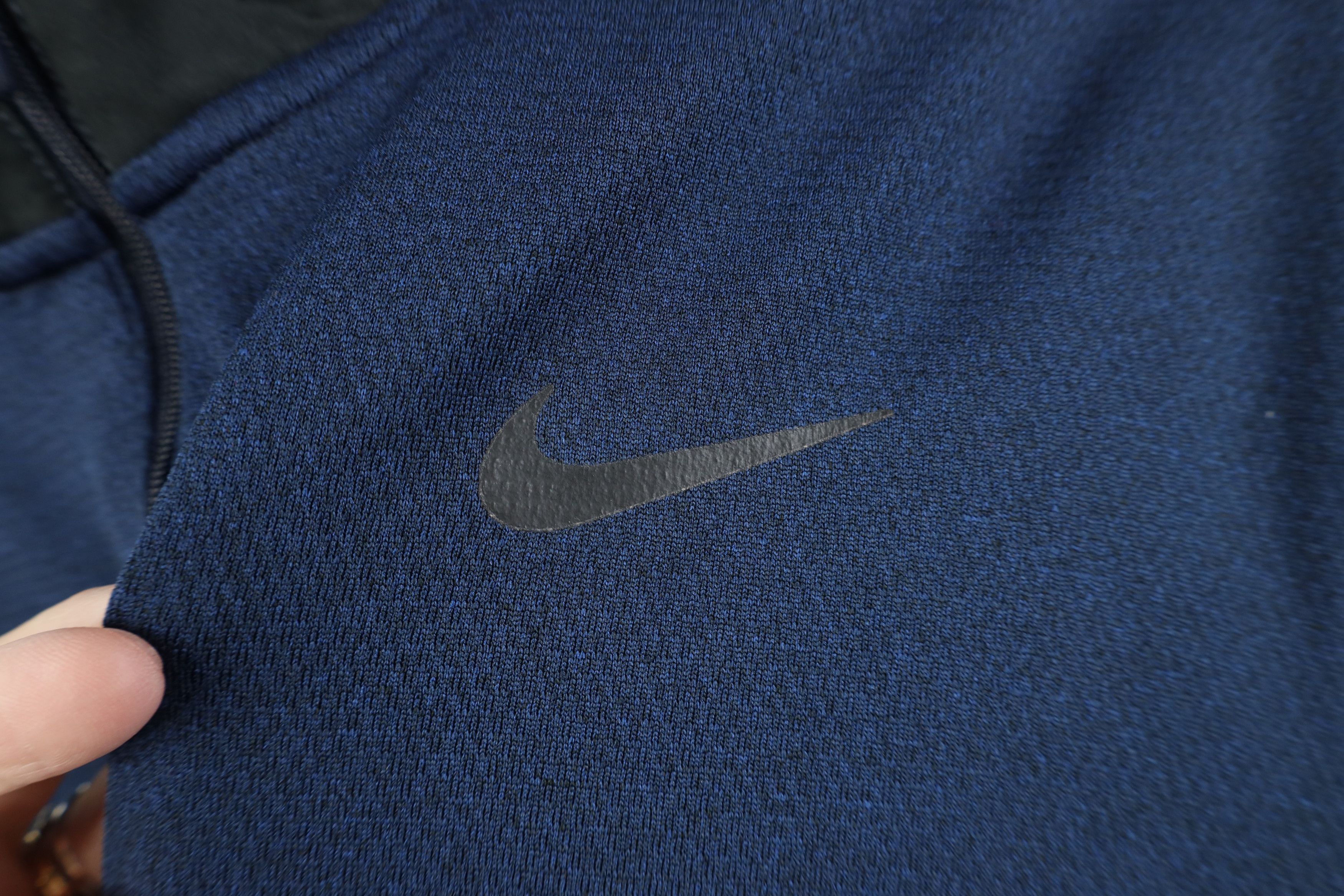 Nike Nike Golf Golfing Thermal Knit 1/4 Zip Pullover Jacket Blue Size US L / EU 52-54 / 3 - 4 Thumbnail