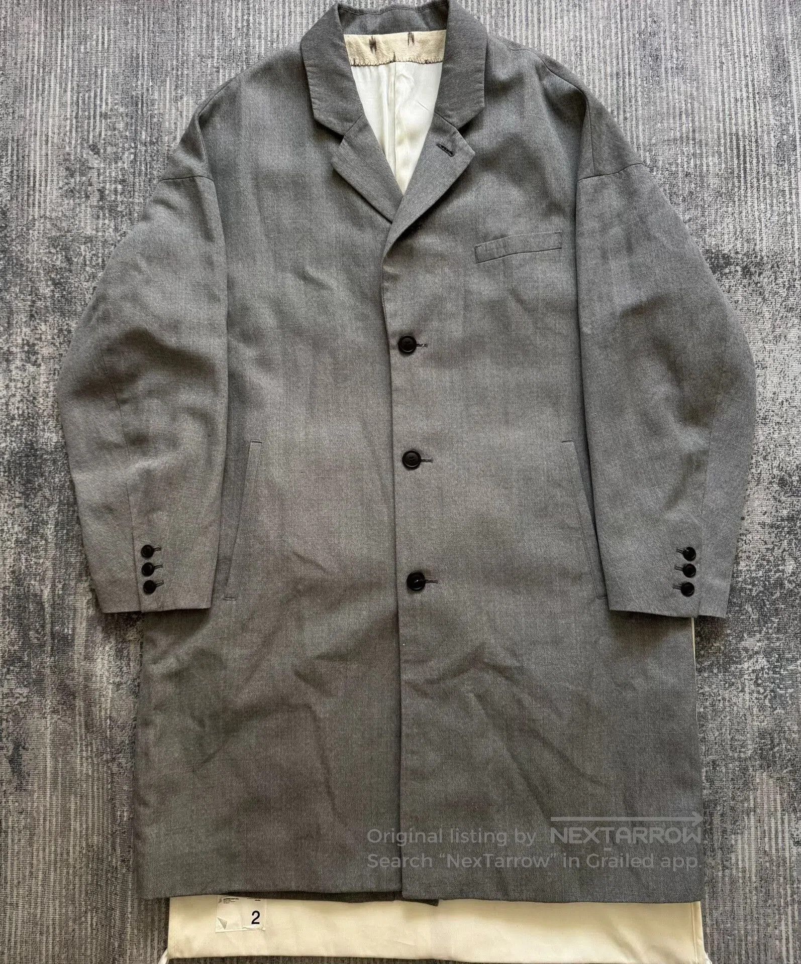 Visvim visvim gray wool coat 22SS hammons jkt. Size US M / EU 48-50 / 2 - 1 Thumbnail