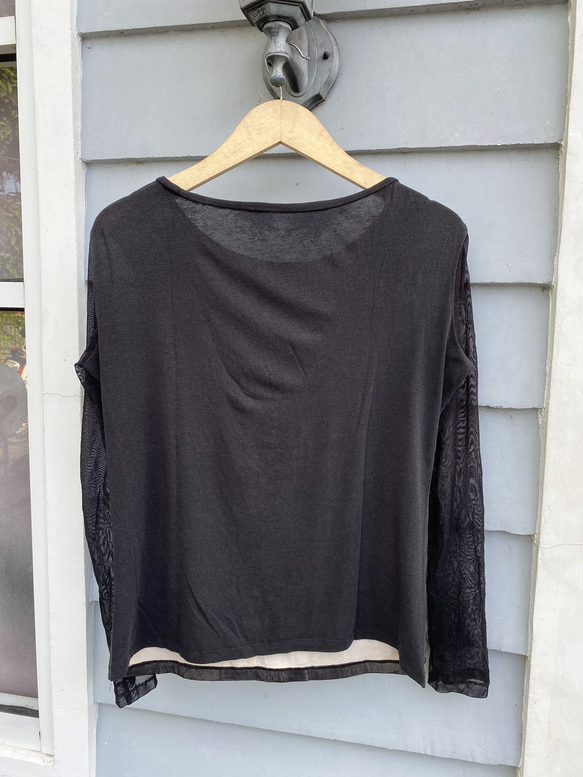 If Six Was Nine Twiggy Supermodel 1960 Portrait Mesh Top Size M / US 6-8 / IT 42-44 - 8 Thumbnail