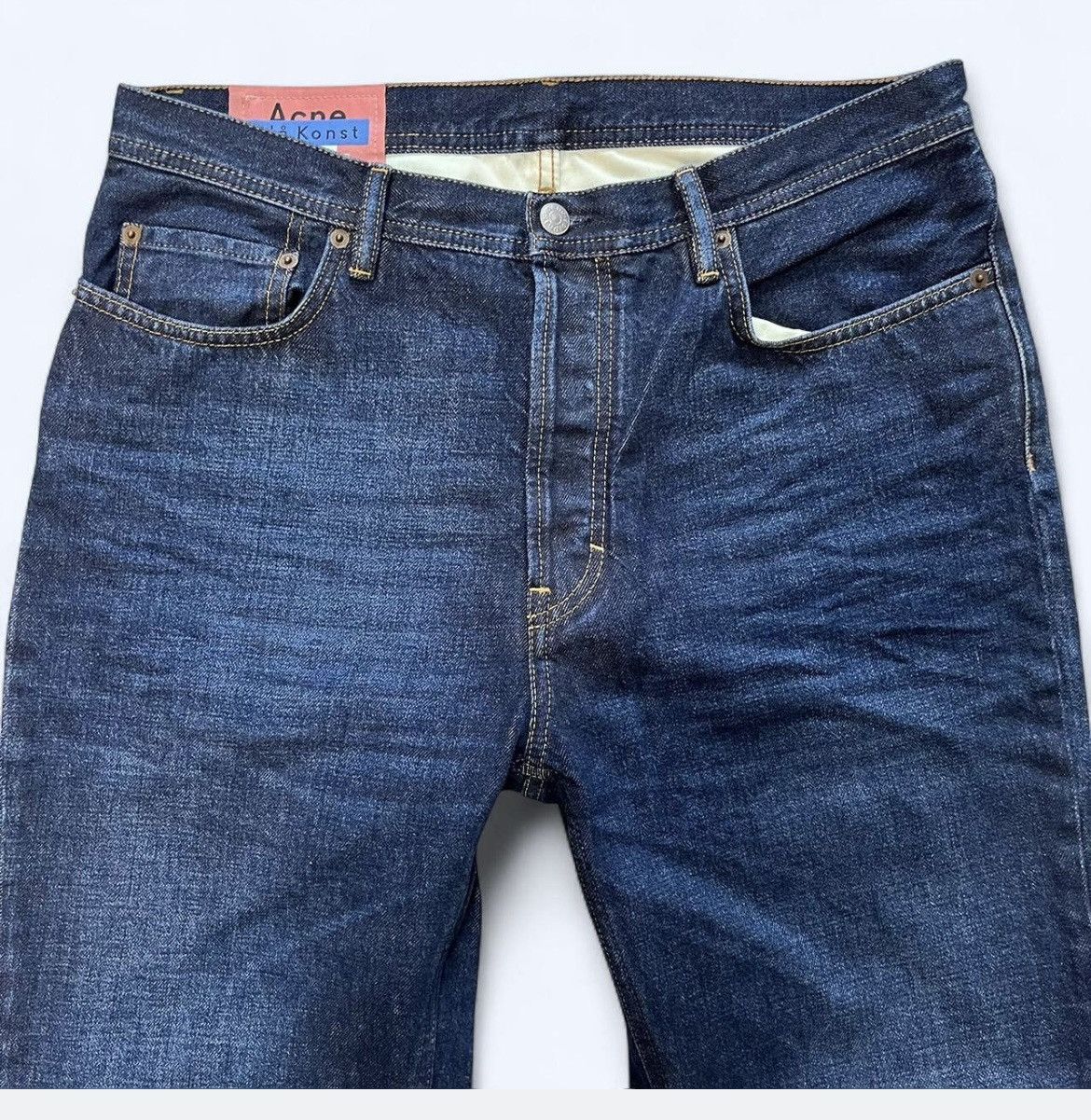 Acne Studios Land Dark Blue Jeans