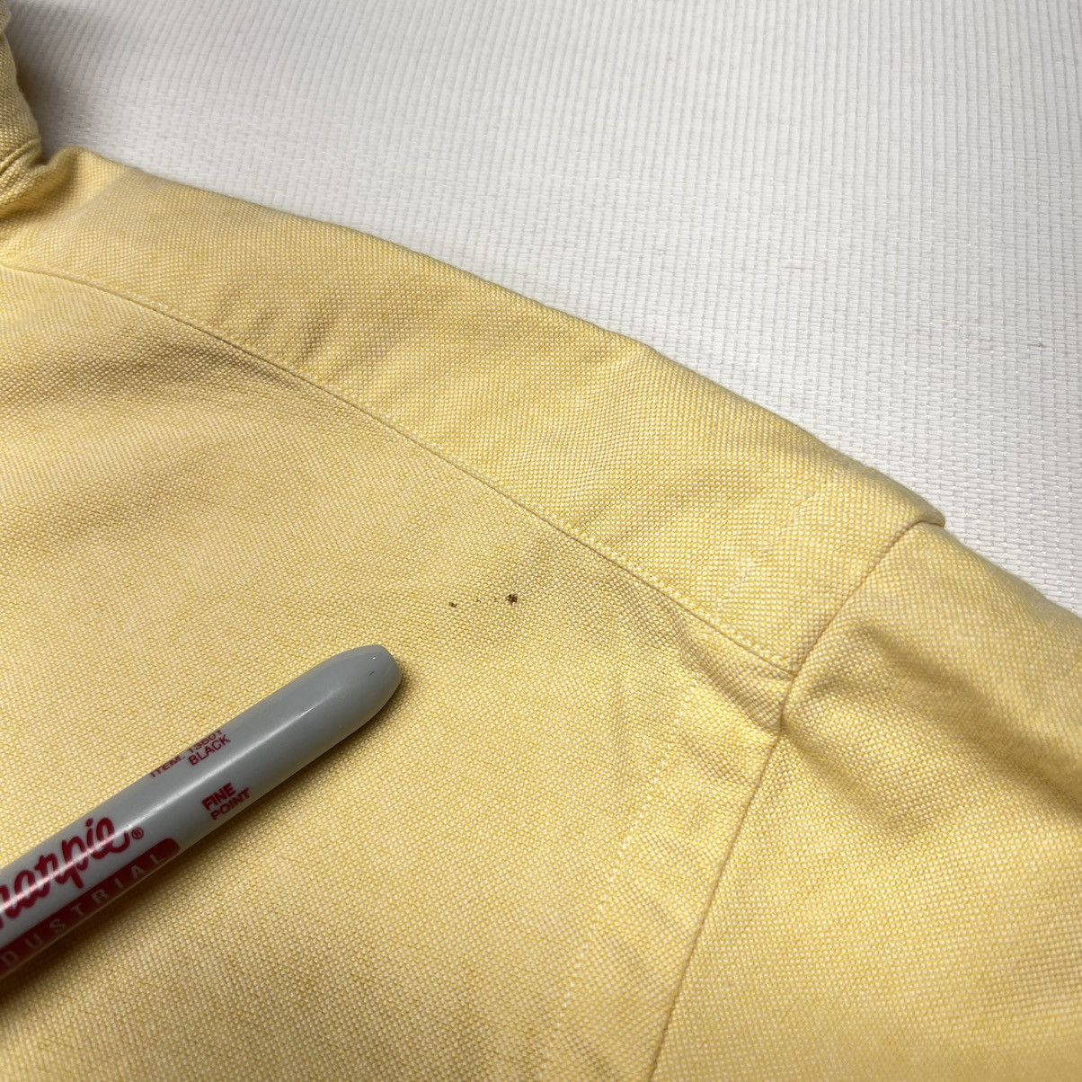 Polo Ralph Lauren Polo Ralph Lauren Button Down Shirt 16-33 Yellow Logo Oxford Size US M / EU 48-50 / 2 - 11 Thumbnail