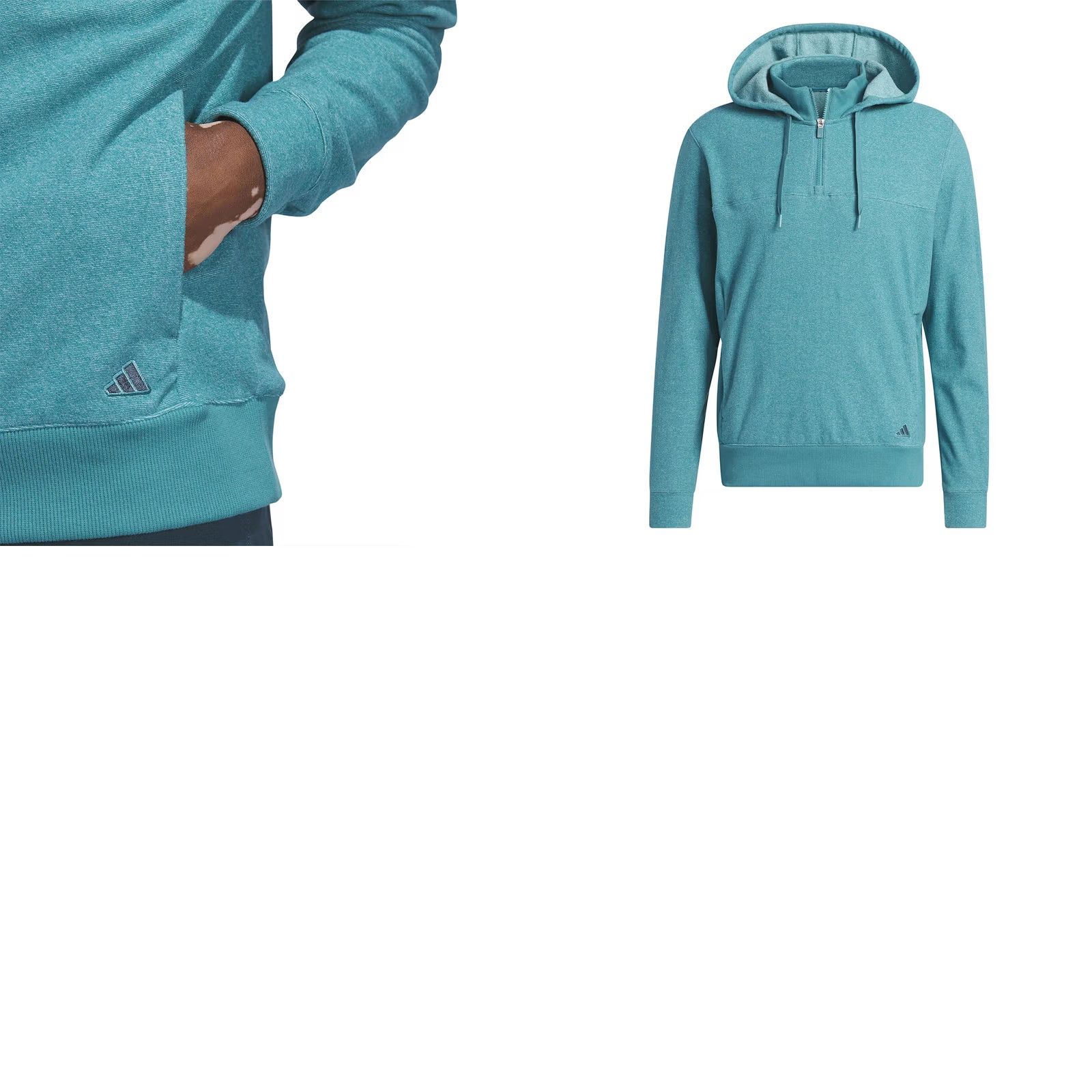 Adidas Adidas 1/4 Zip Pullover Hoodie Mens S Blues Go To Size US S / EU 44-46 / 1 - 8 Thumbnail