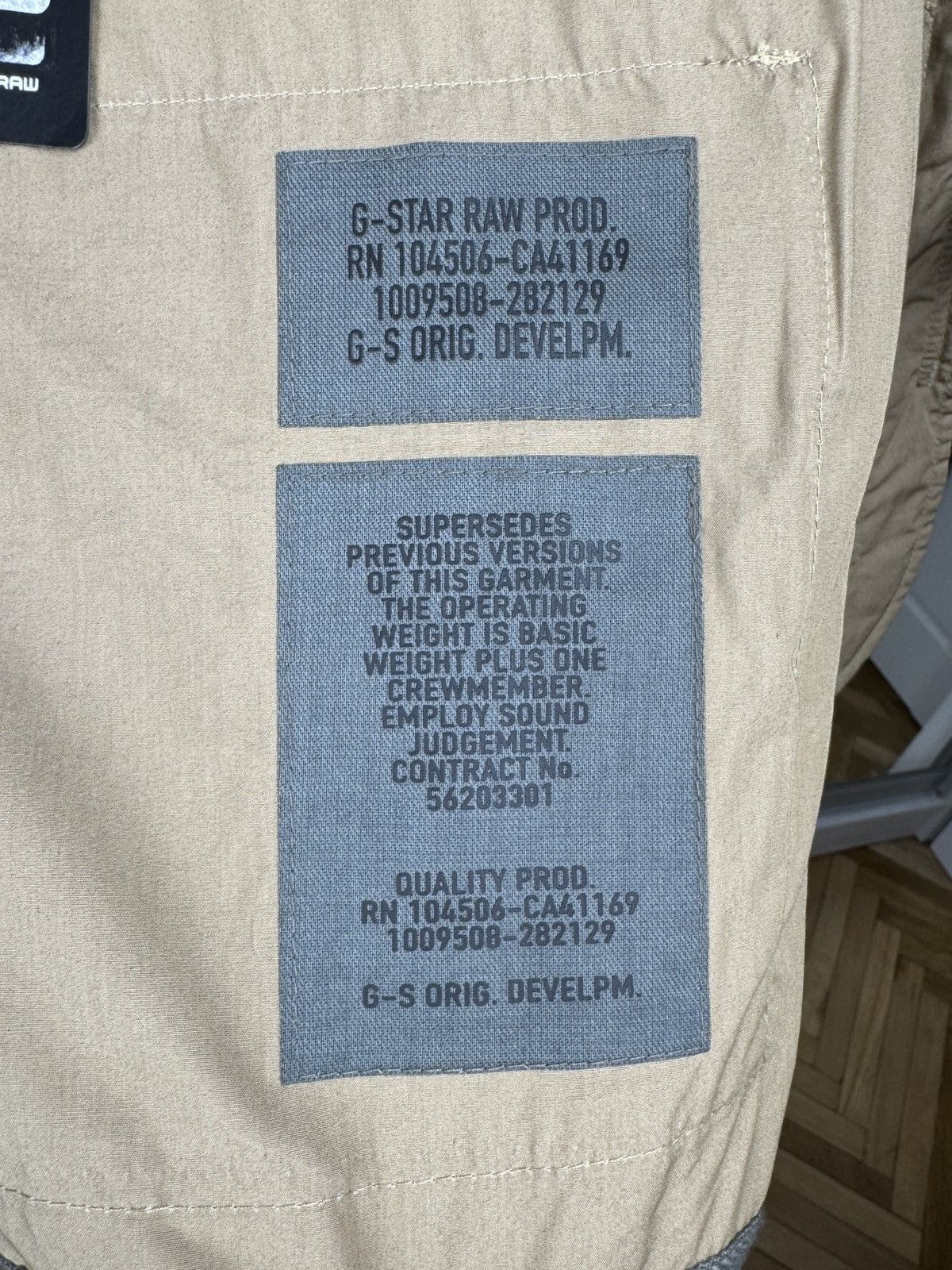 G-Star G-Star Raw E 3D Multi Pockets Poplin Vest Sand Beige Size US S / EU 44-46 / 1 - 24 Thumbnail