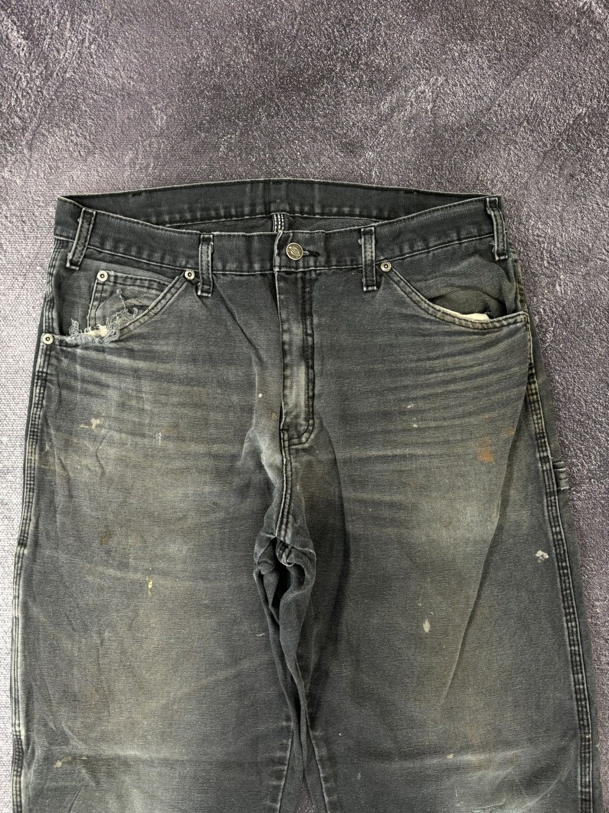 Dickies × Vintage Vintage Dickies Y2K Faded Black USA Hype Pants Jeans Size US 32 / EU 48 - 11 Thumbnail