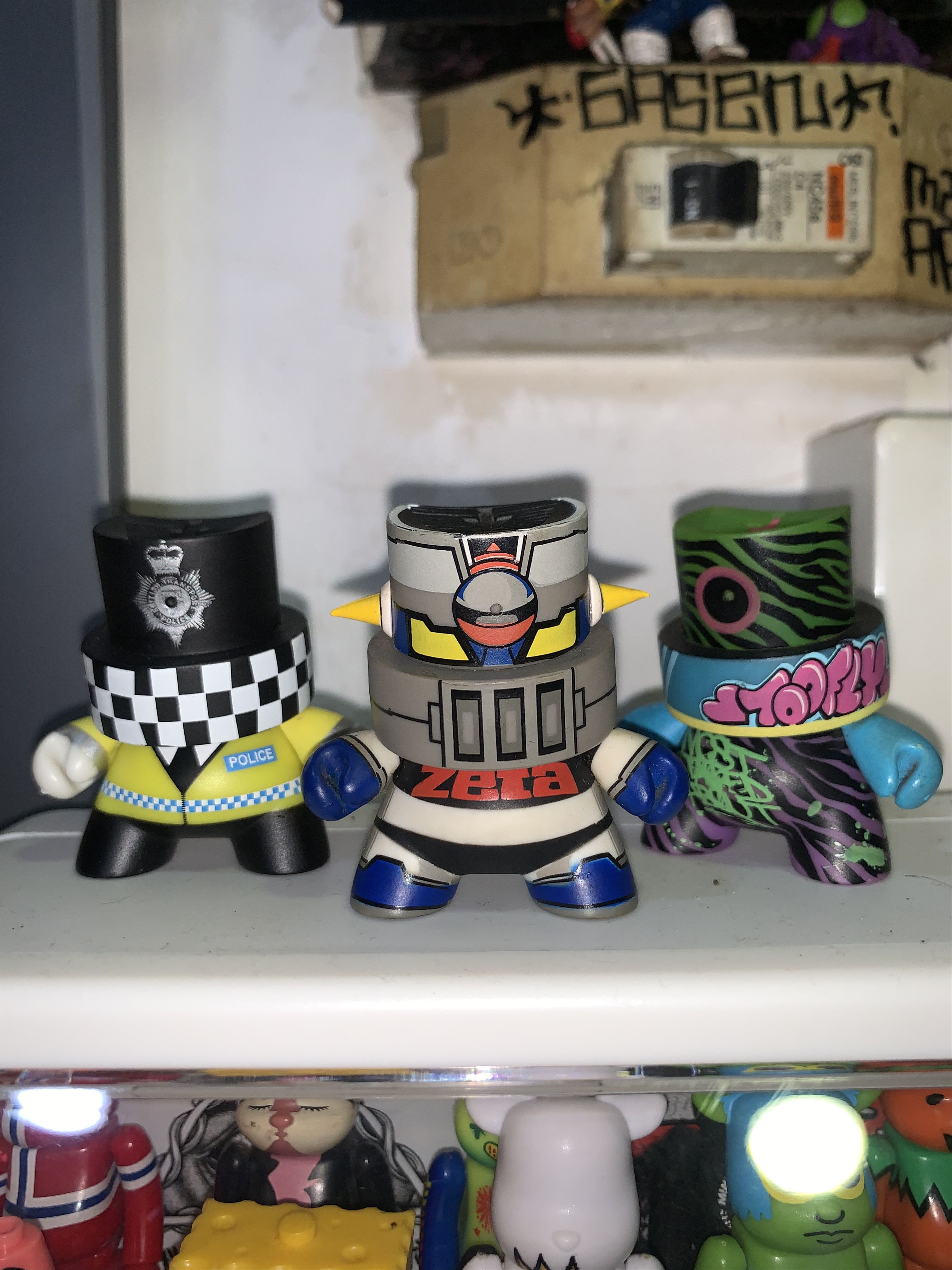 Kid Robot Vtg KIDROBOT FATCAP Series 2 “1. SHOK-1, 2. ZETA, 3. TOOFLY” Size ONE SIZE - 1 Thumbnail