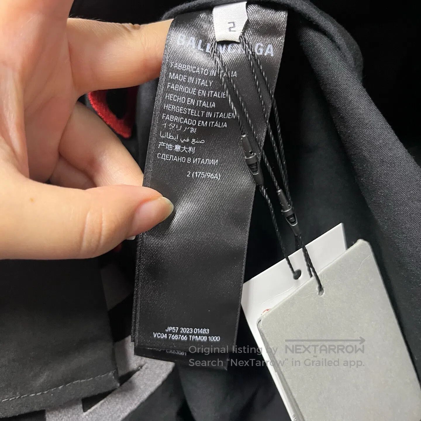 Balenciaga Balenciaga Letter print, single-button short-sleeve shirt| Size US S / EU 44-46 / 1 - 5 Thumbnail