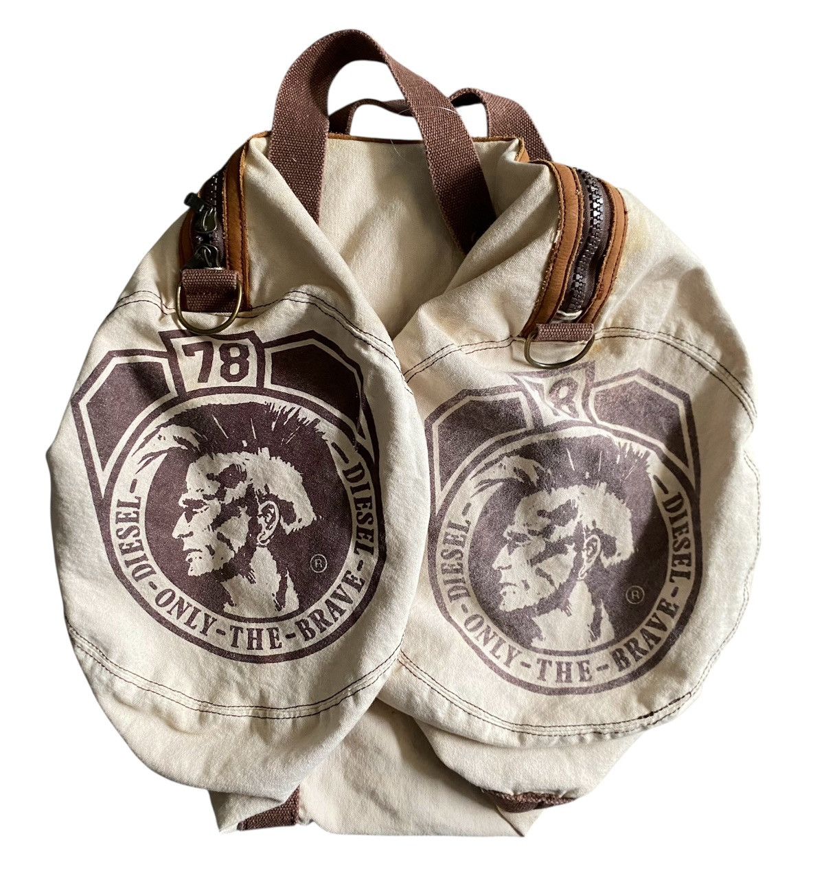 Diesel Vintage Used Diesel Punk Canvas Duffle Bag Size ONE SIZE - 1 Thumbnail