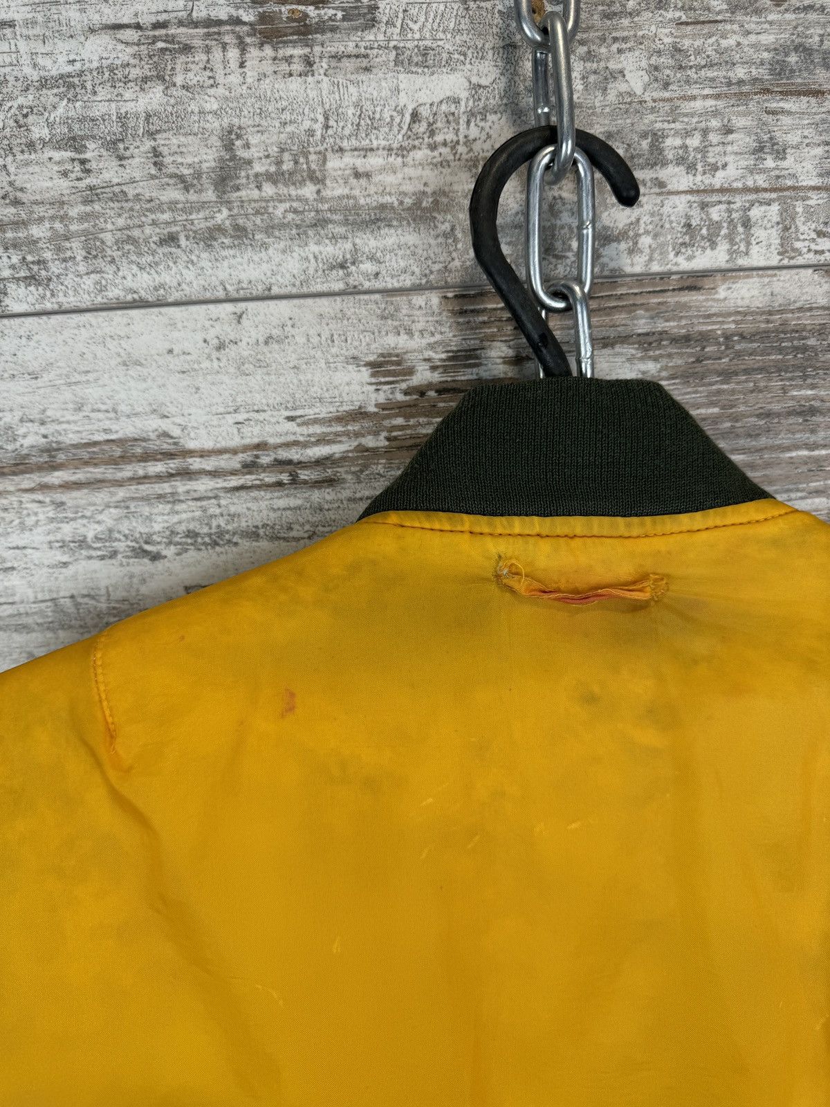 Other Mens Ma1 Flyer Vintage Nylon Bomber Jacket Boxy Fit Oversize Size US XXL / EU 58 / 5 - 23 Thumbnail