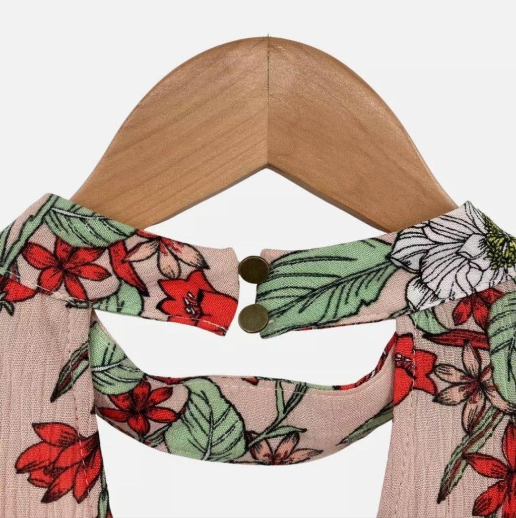 Other NWT En Créme Floral Sleeveless Choker Tank Size M / US 6-8 / IT 42-44 - 3 Thumbnail