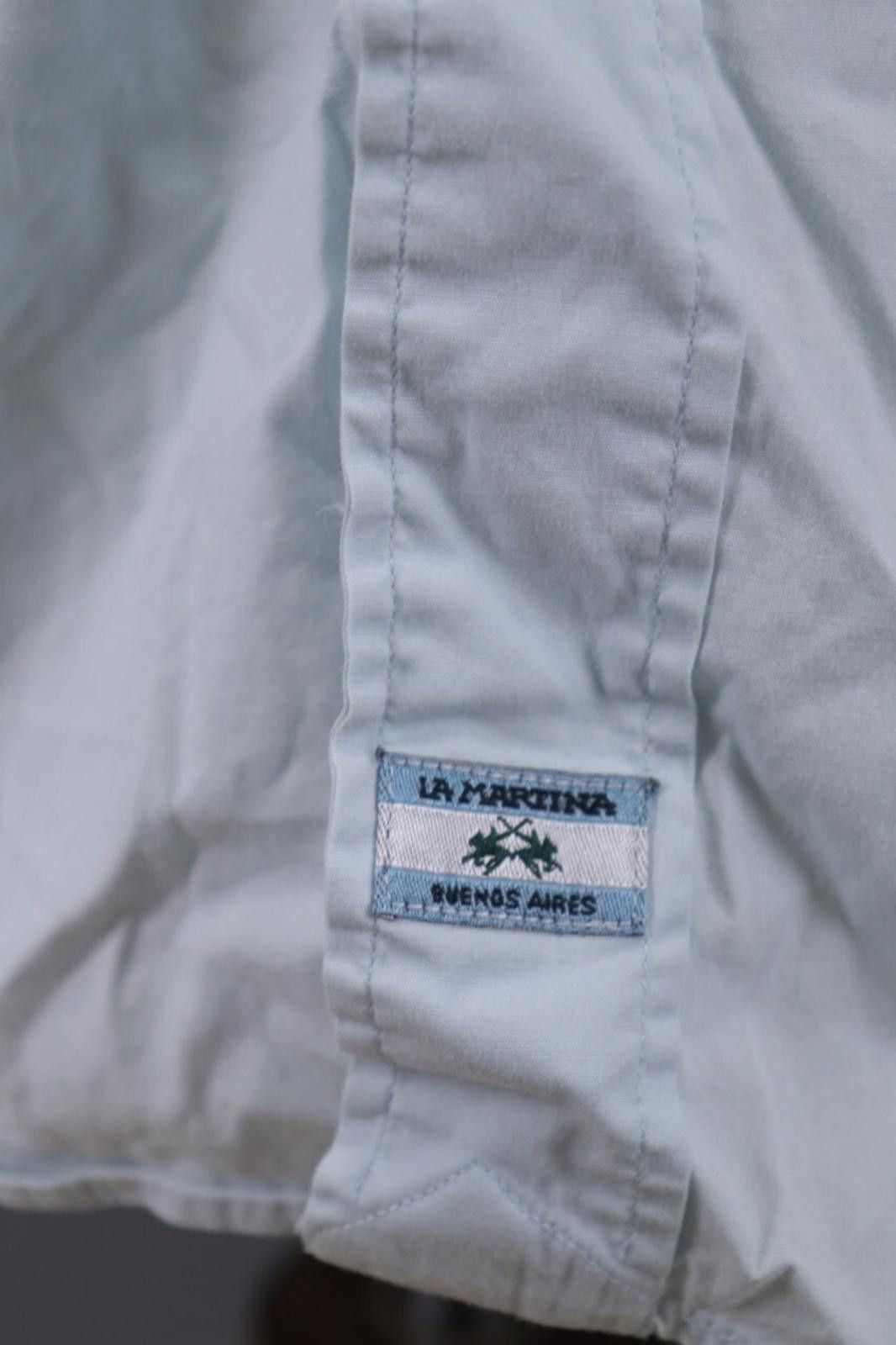 La Martina La Marina Buenos Aires Blue Button Down Shirt Size XXL Size US XXL / EU 58 / 5 - 3 Thumbnail
