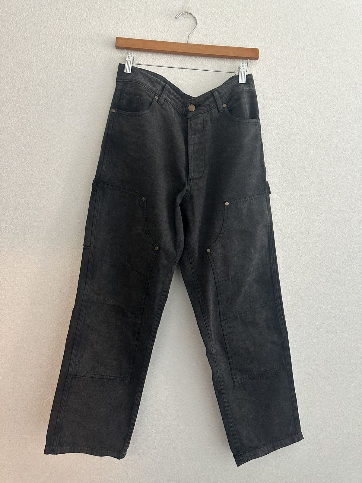 image of Ronning Washed Black Carpenter Jeans Size Large, Men's