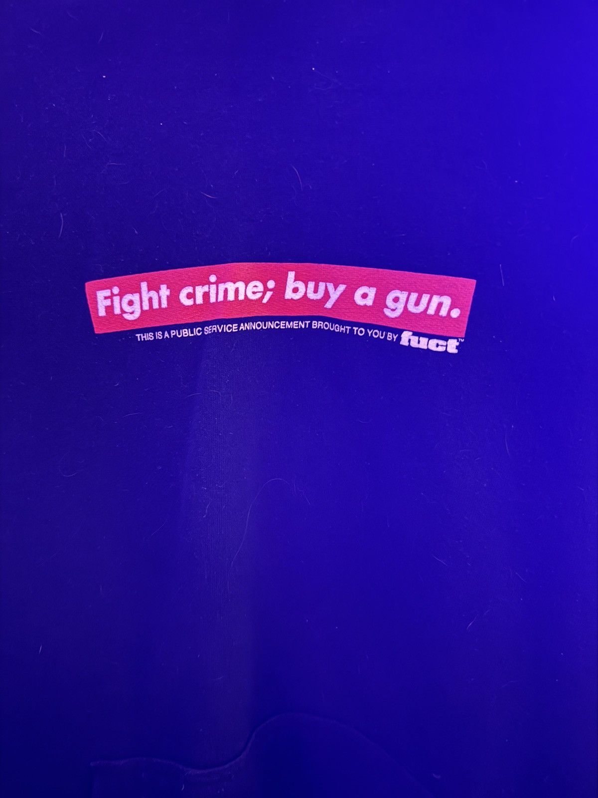 FUCT Fuct “Fight Crime” Hoodie Size US XL / EU 56 / 4 - 2 Thumbnail