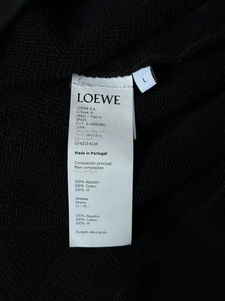 Loewe LOEWE Black embroidered sweater Size L / US 10 / IT 46 - 4 Thumbnail