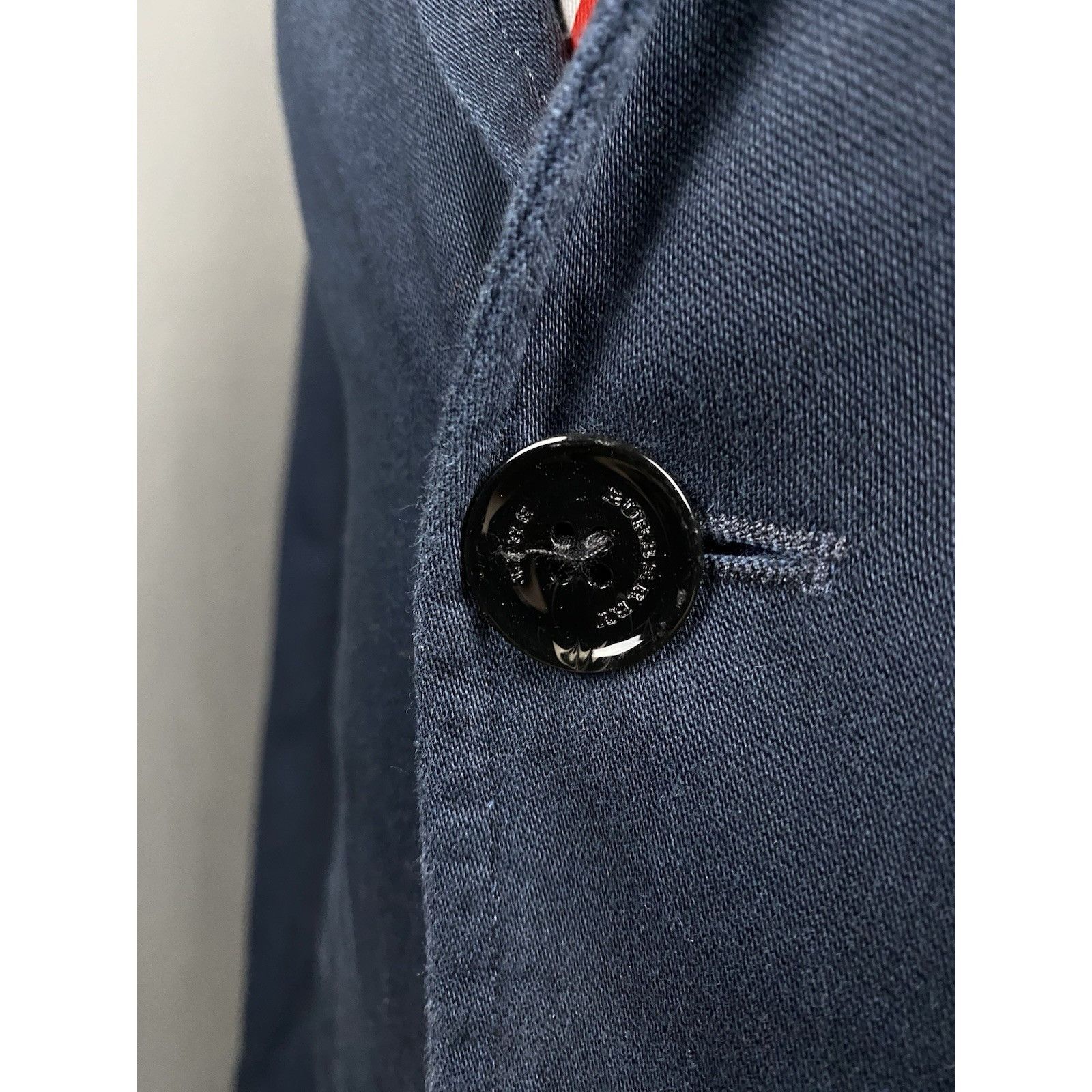 Burberry Burberry Men's Blue Wool Lined Blazer Sportcoat Jacket Size Size 50R - 9 Thumbnail