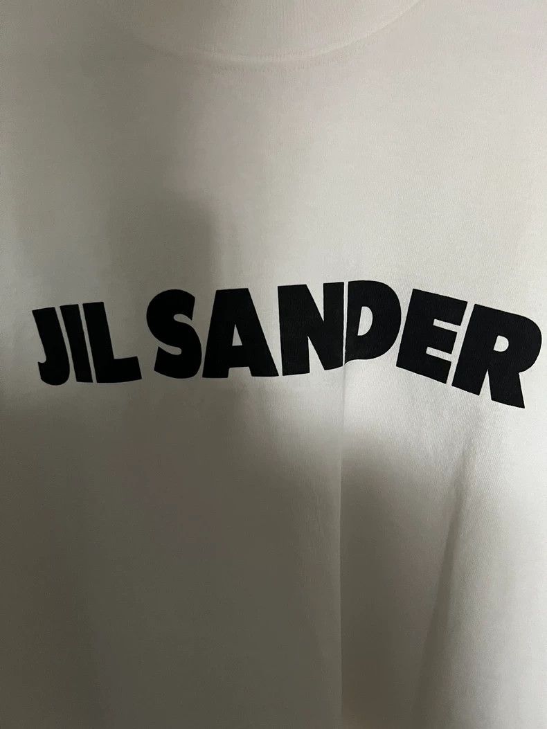 Jil Sander Jil Sander Grayish White T-shirt Size M / US 6-8 / IT 42-44 - 2 Thumbnail