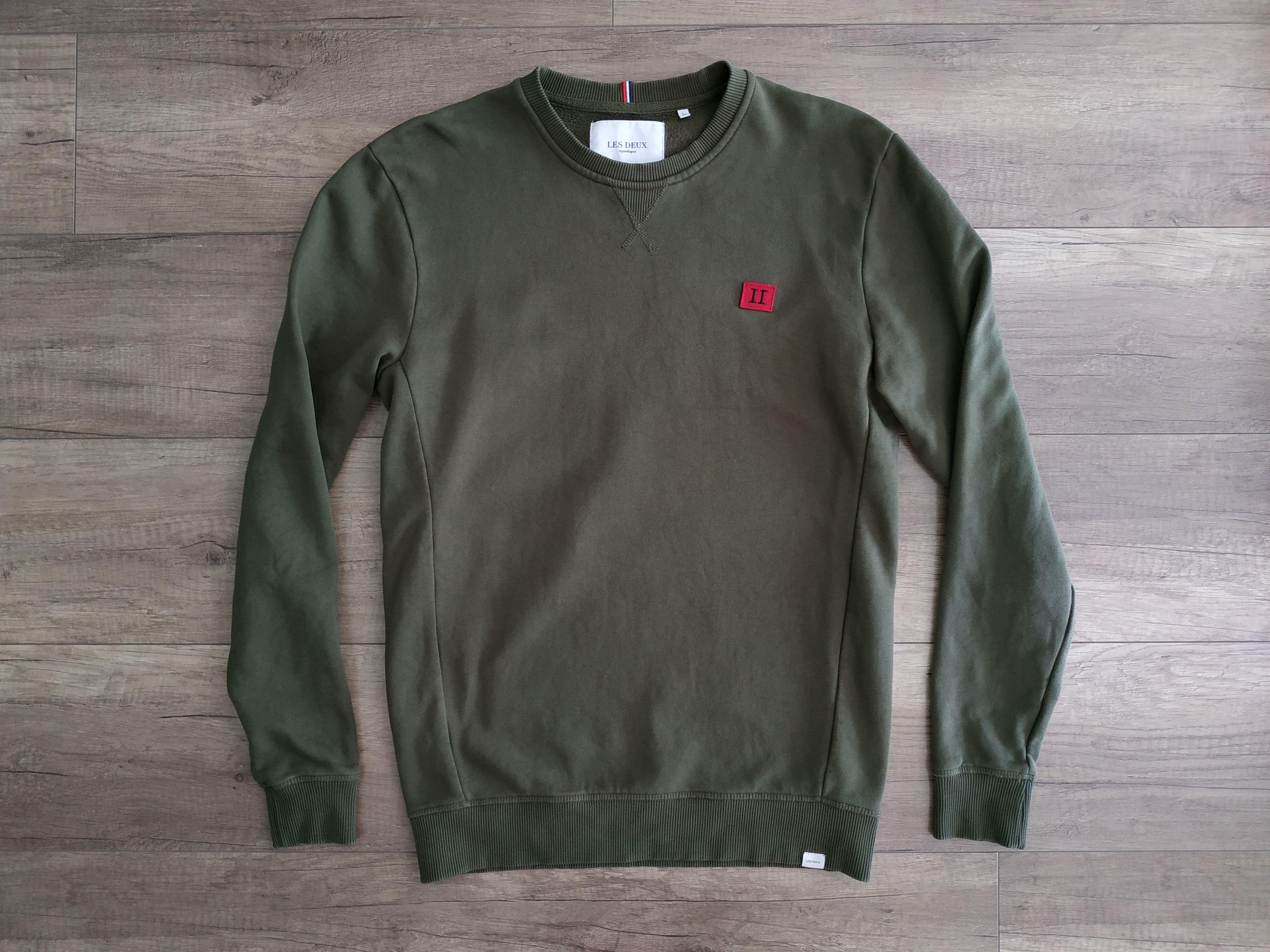 Les Deux Les Deux 'Piece' Men's Olive Sweatshirt, s. MEDIUM Size US M / EU 48-50 / 2 - 1 Thumbnail