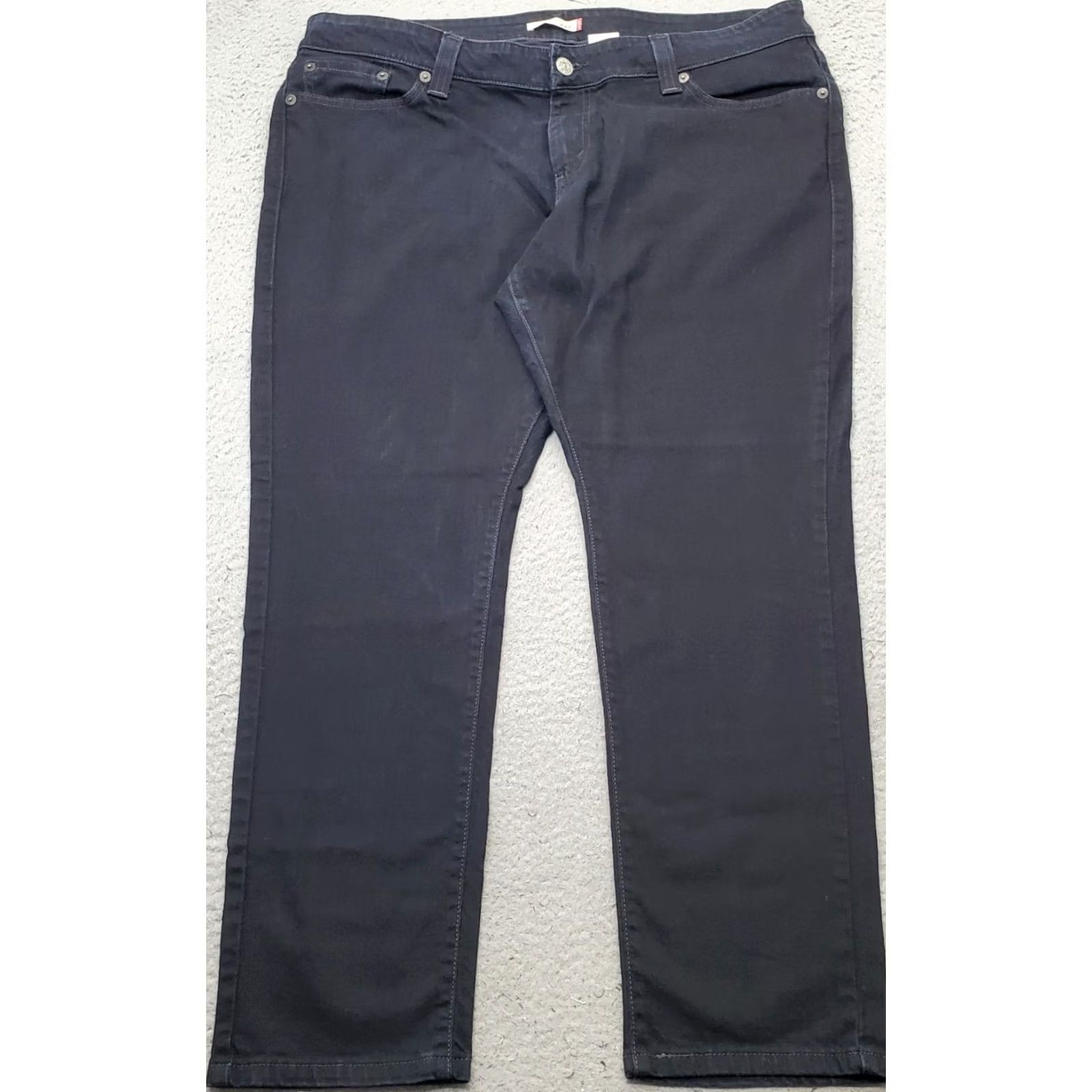 Levi's Levi's Womens 542 Low Skinny Jeans Jeans 24 Blue Denim Modern Fit Red Tab Streetwear Size 24 Womens Size 42" / US 20 - 2 Thumbnail