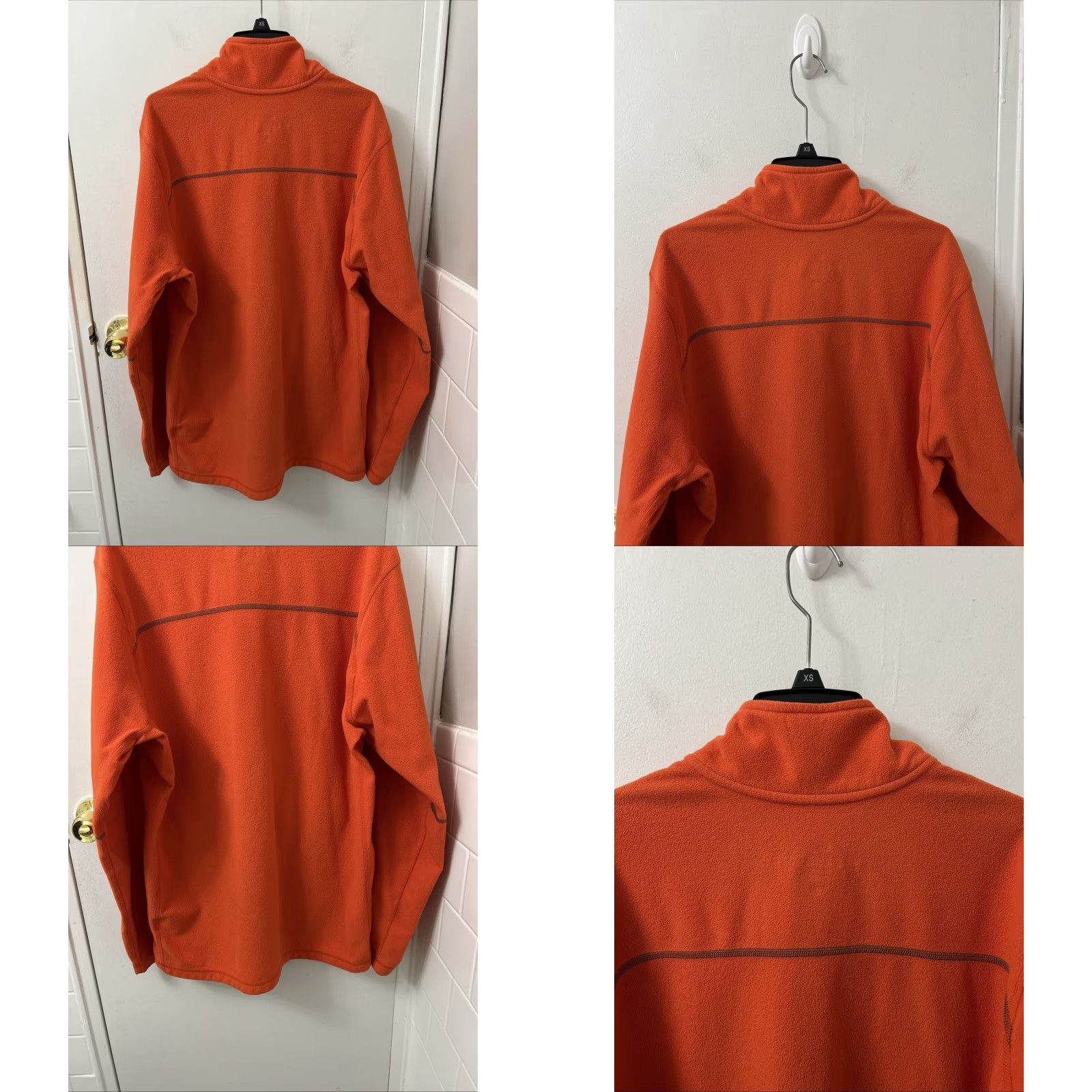 Nike Nike Therma-Fit 1/4 Zip Mens Large Orange Fleece Pullover Jackets L/S Pockets 416343-800 Size US L / EU 52-54 / 3 - 8 Thumbnail