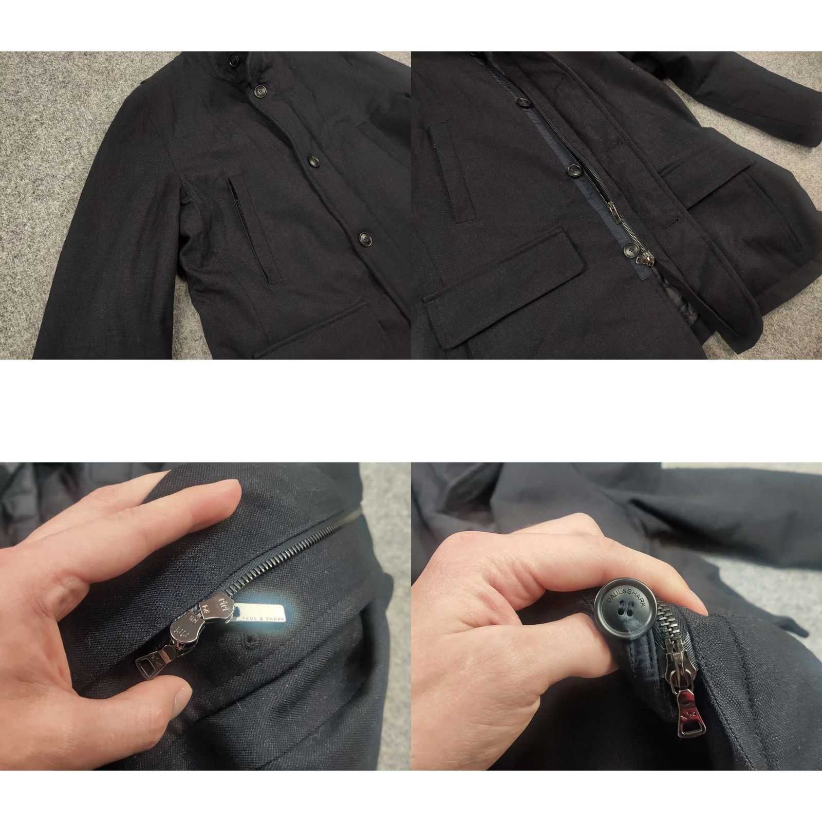 Paul & Shark Paul & Shark Yachting Classic Design Insulated Wool Zip Pocket Navy Jacket Size US M / EU 48-50 / 2 - 9 Thumbnail