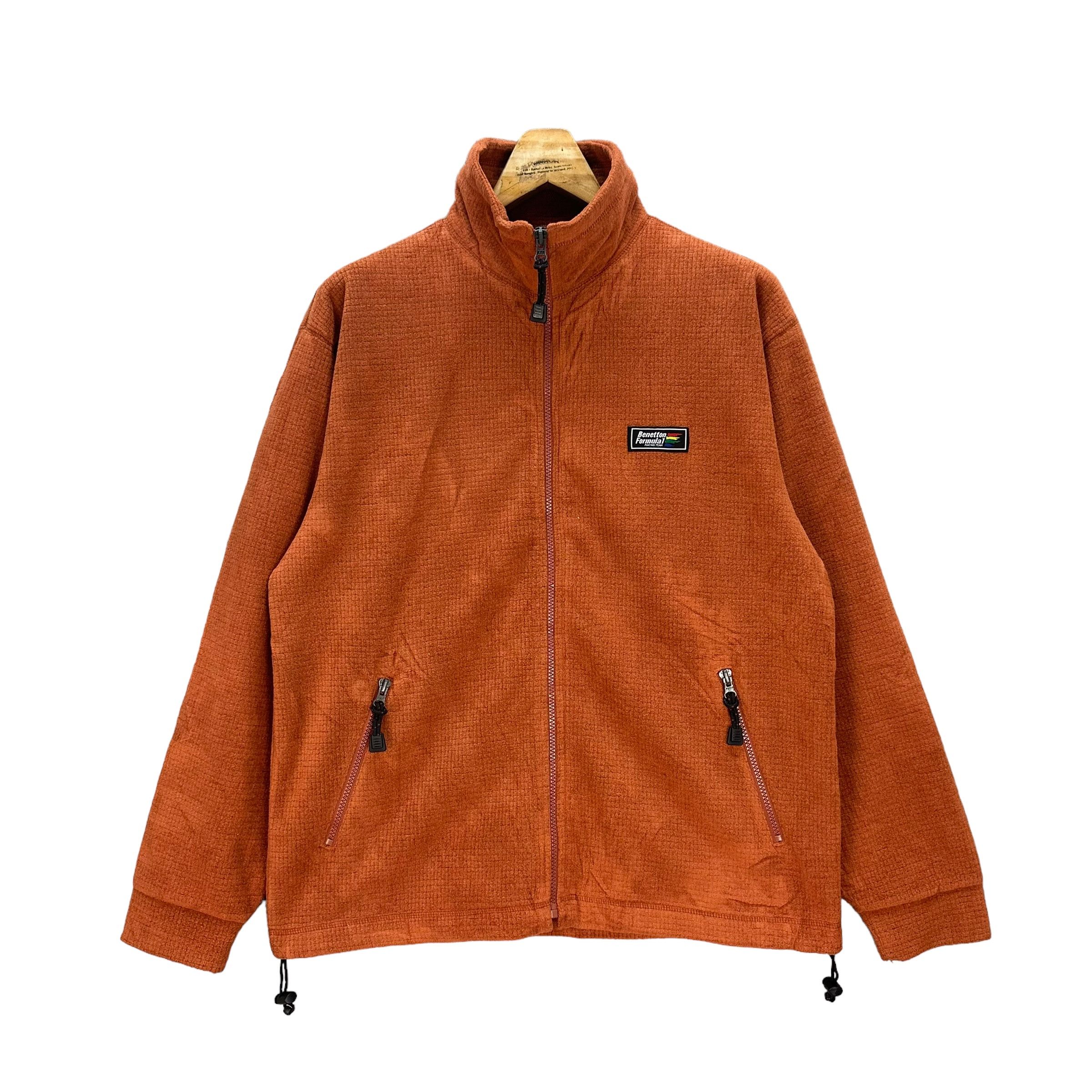 Benetton BENETTON FORMULA 1 RACING TEAM FLEECE JACKET #8947-041 Size US L / EU 52-54 / 3 - 1 Thumbnail