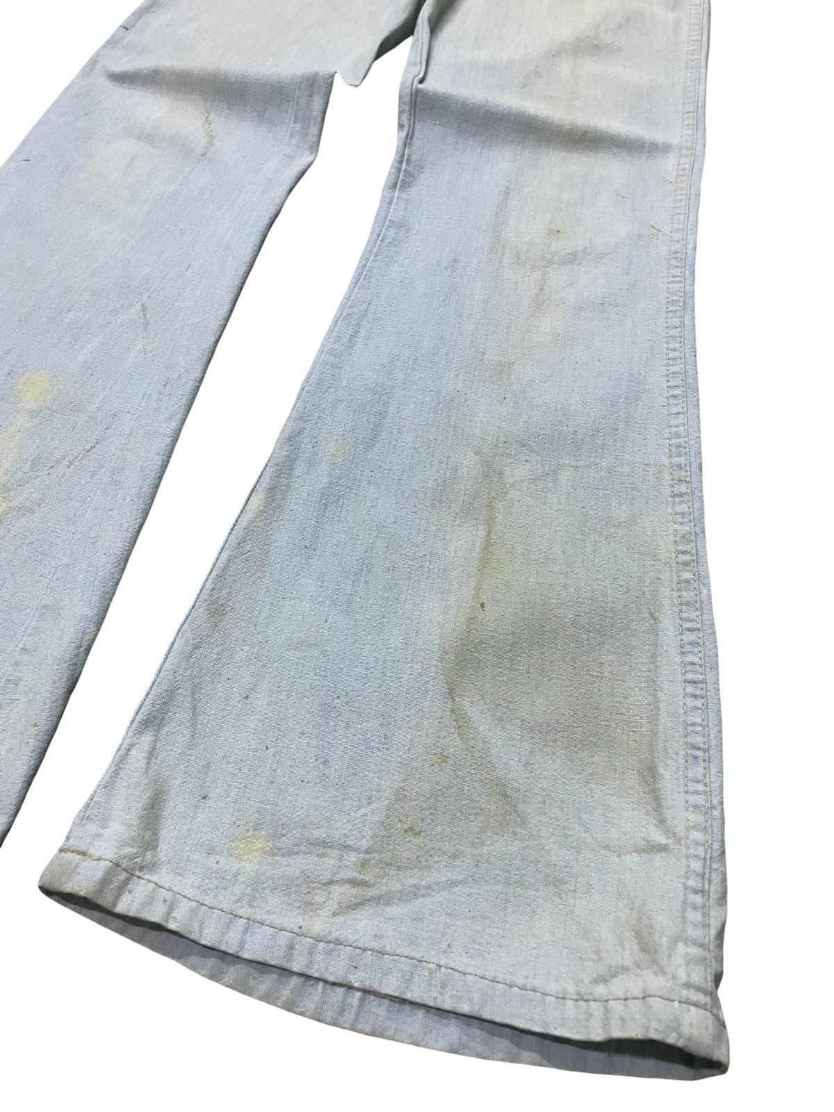 Hysteric Glamour × Japanese Brand Vintage 60s Bison Bell Bottom Denim Pants Size US 28 / EU 44 - 6 Thumbnail